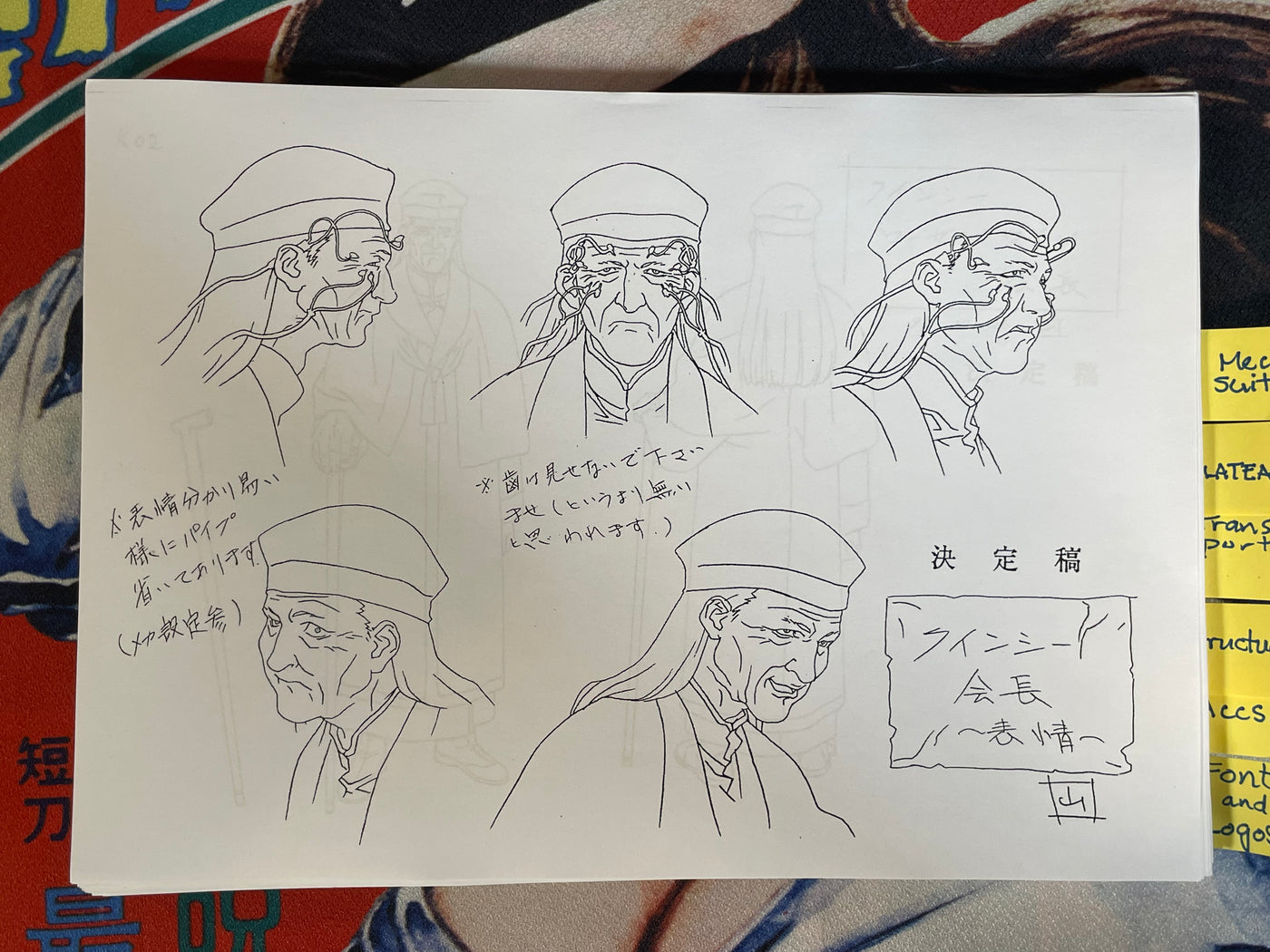 Bubblegum Crisis Tokyo 2040 Settei Shiryoshi Set of (62 Double-Sided Photocopies)