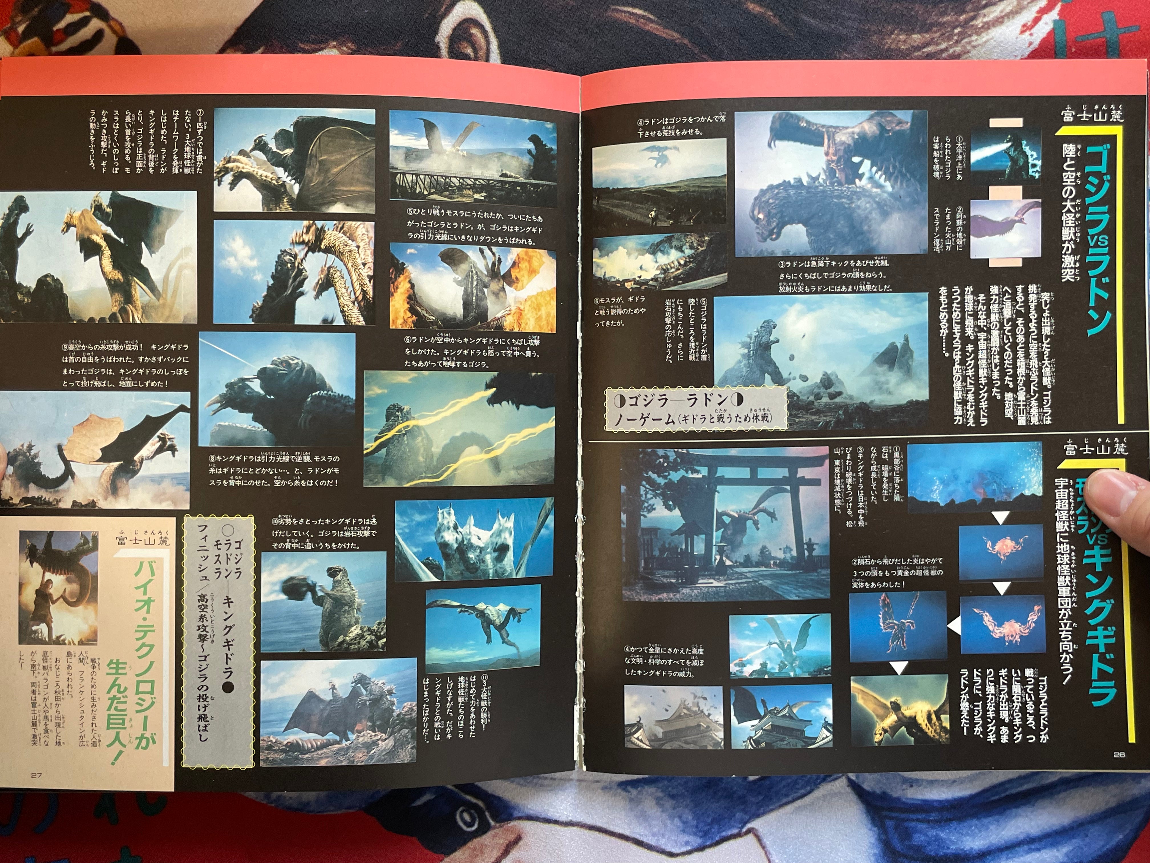 Godzilla Fierce Battle Super Guide Book by Uchusen Extra Edition Ultra Books (1992)-thumbmail-9