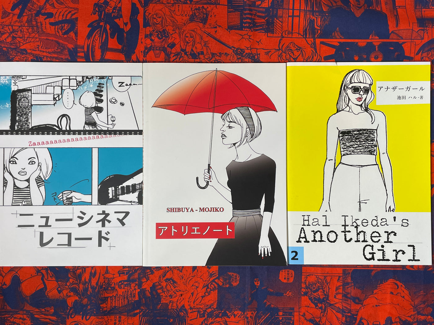 SIGNED Set of 3 Indy Doujinshi Manga #2 by Hal Ikeda