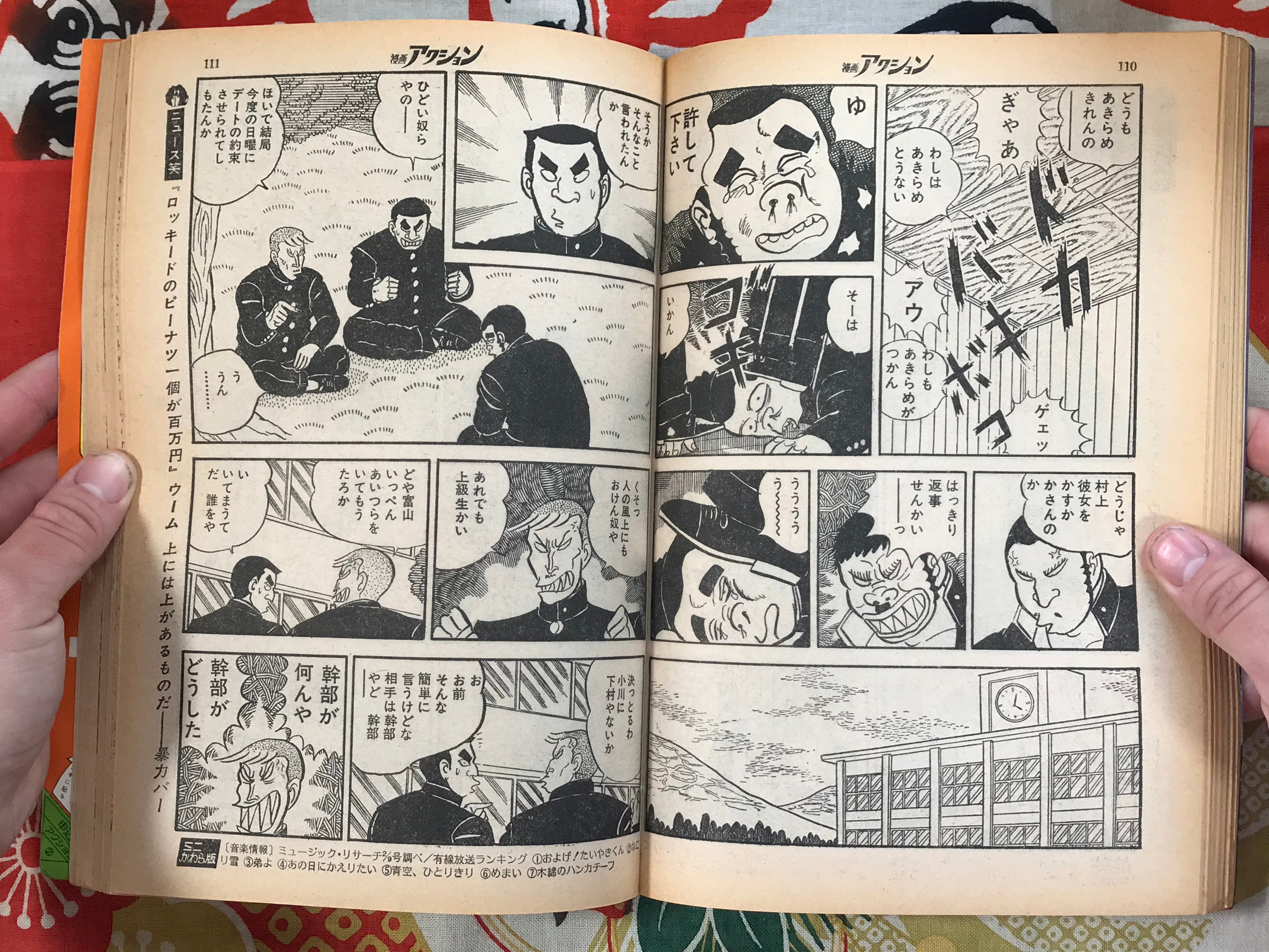 Weekly Manga Action featuring Lone Wolf and Cub, Kazuo Kamimura, etc (1976 March 4)