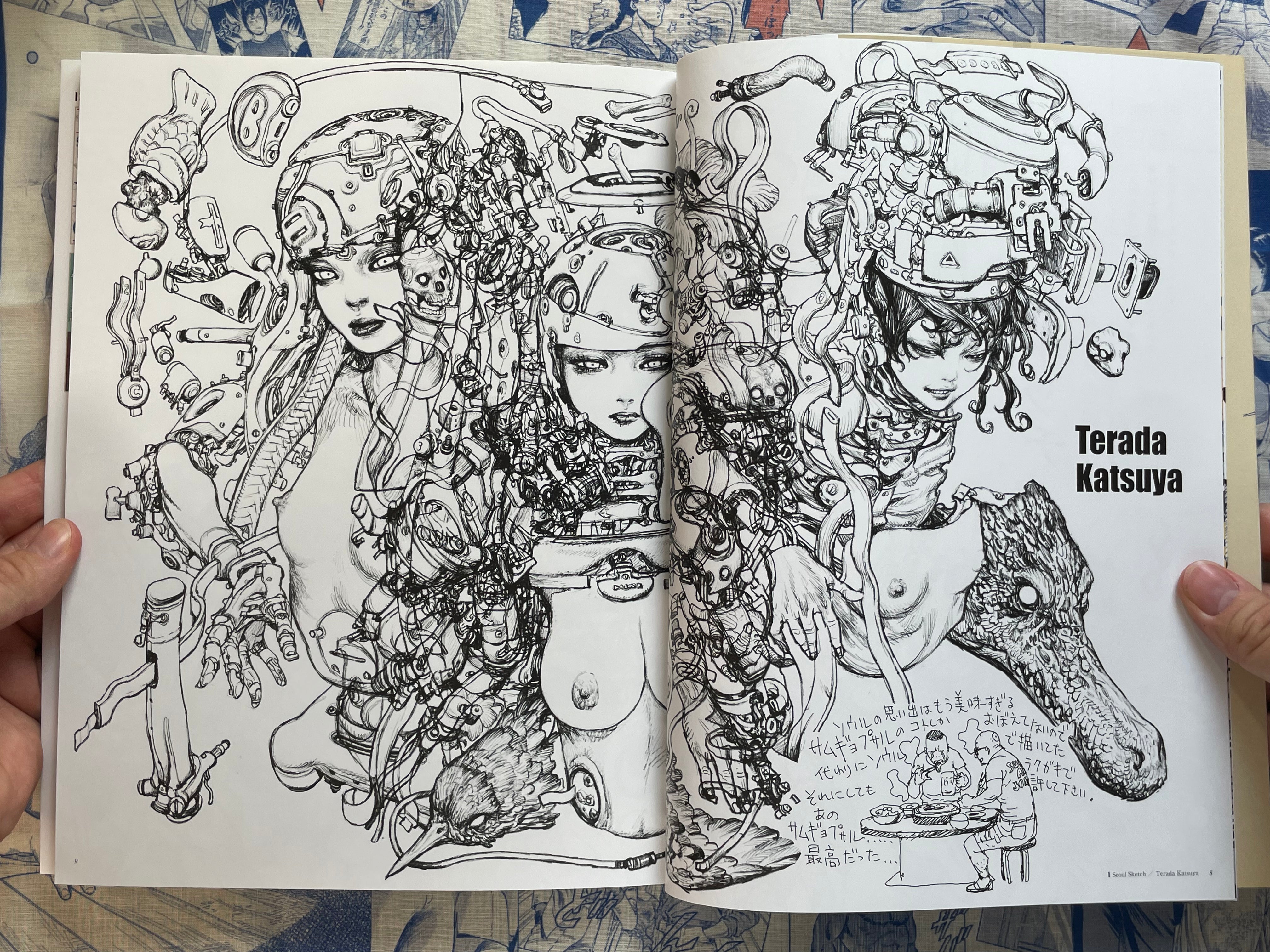 Terada Katsuya X Kim Jung Gi Illustration Collection (2017/2024 Edition)-thumbmail-3
