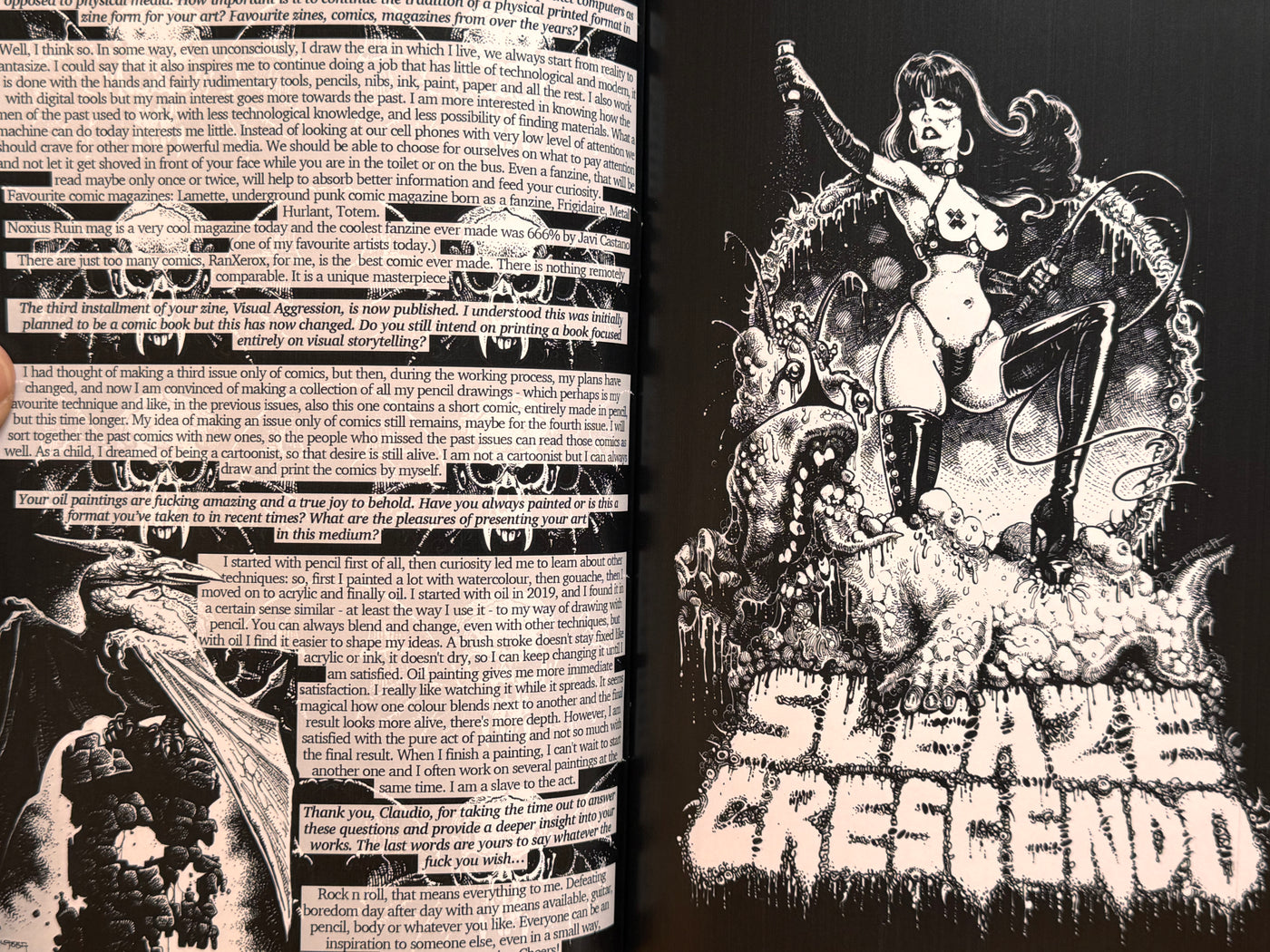 Sleaze Crescendo Issue One w/ Limited Poster & Sticker