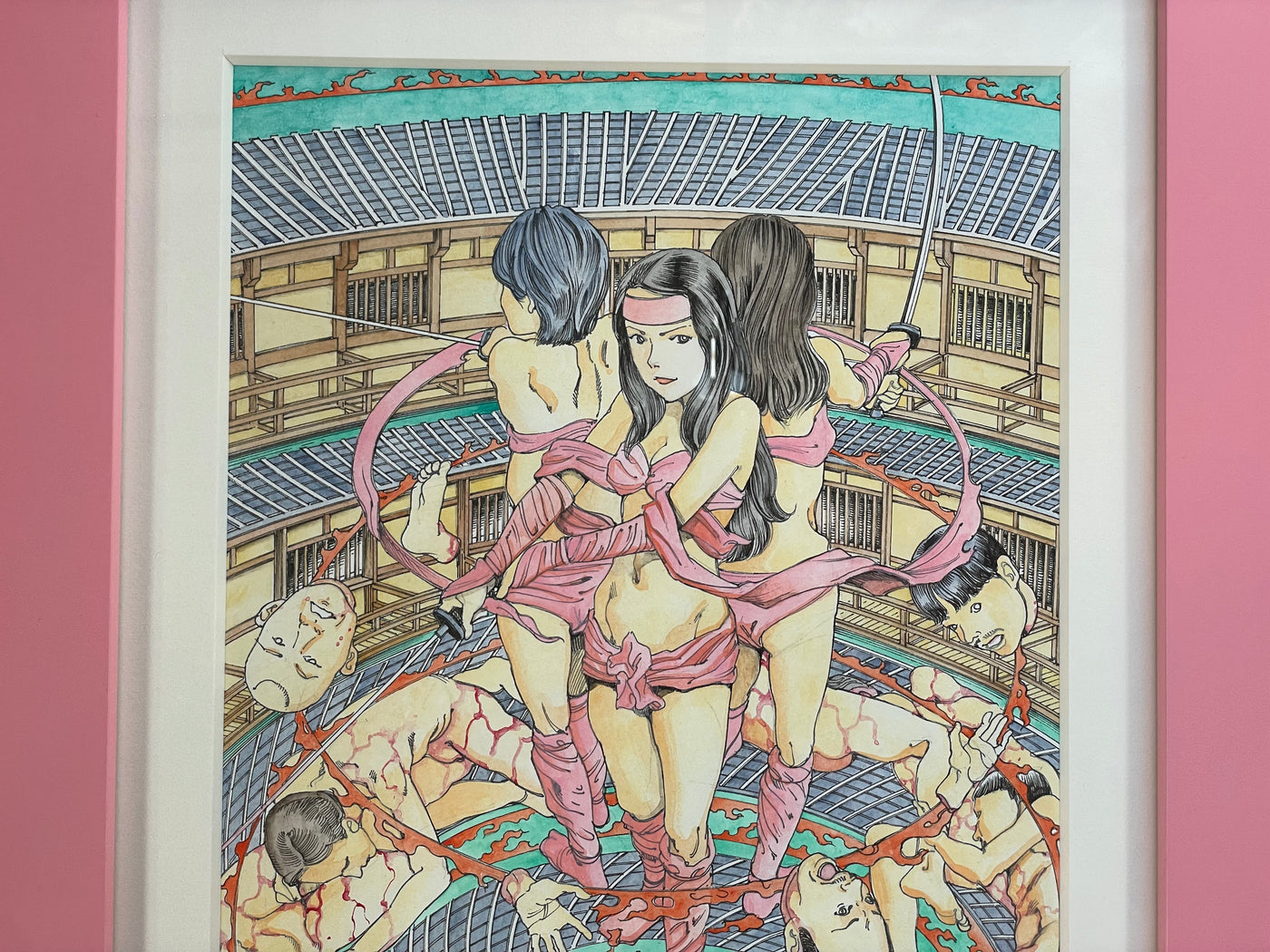 SIGNED Kago Shintaro Female Ninja Original Art (2025/Cert Of Authenticity)