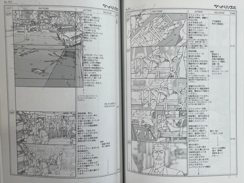 Paprika Storyboards Book (2017) by Satoshi Kon