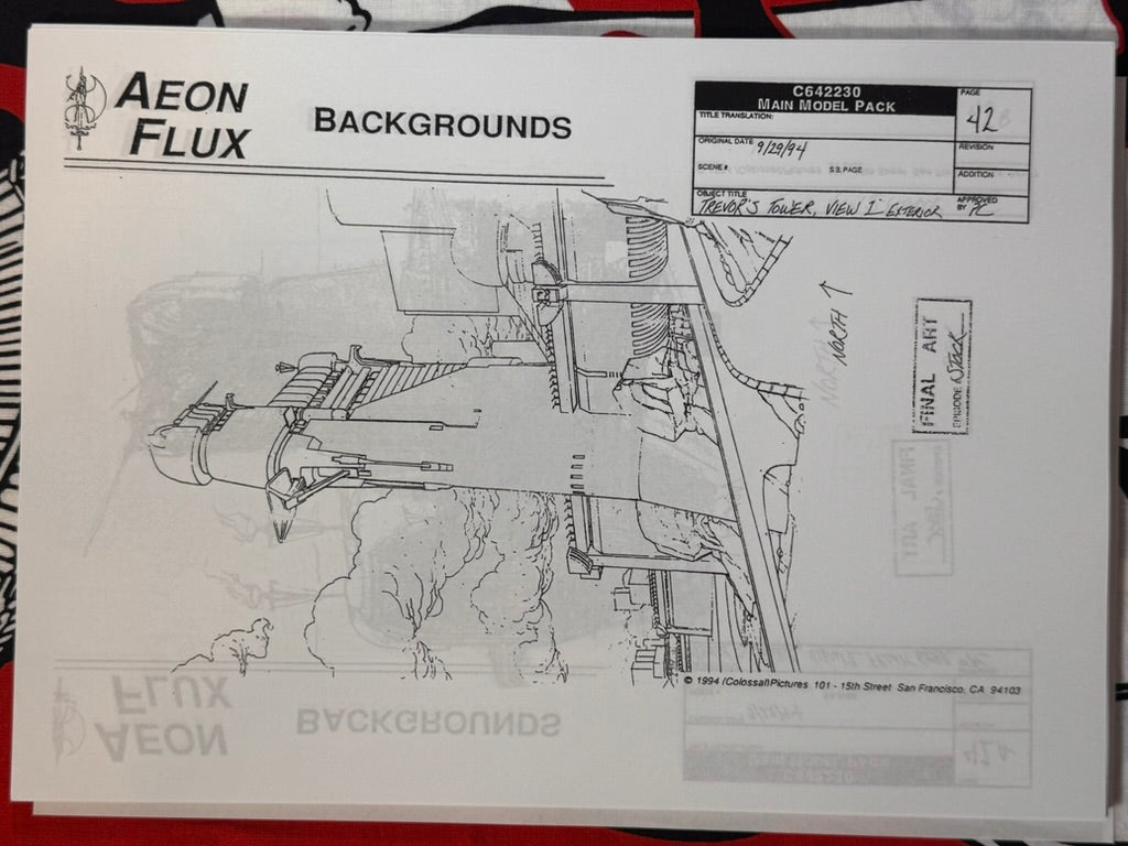 Aeon Flux Settei Animation Guides by Peter Chung (1991)-thumbmail-17