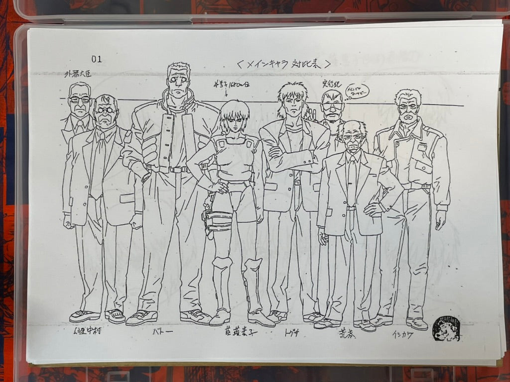 Ghost in the Shell Settei Shiryoshi Set (170 Pages/Photocopies)