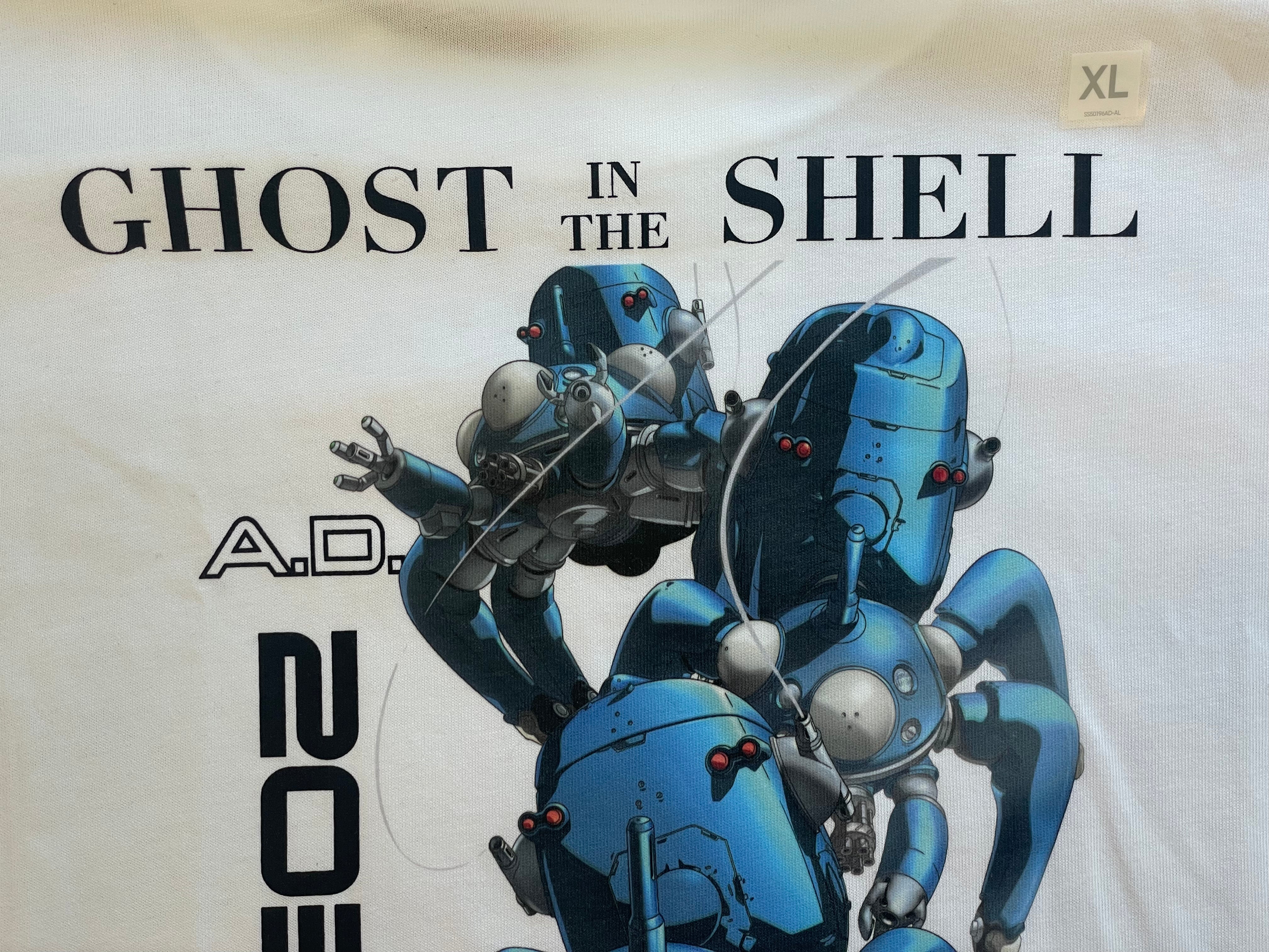 Ghost in the Shell Stand Alone Complex T-Shirt - White/XL-thumbmail-3