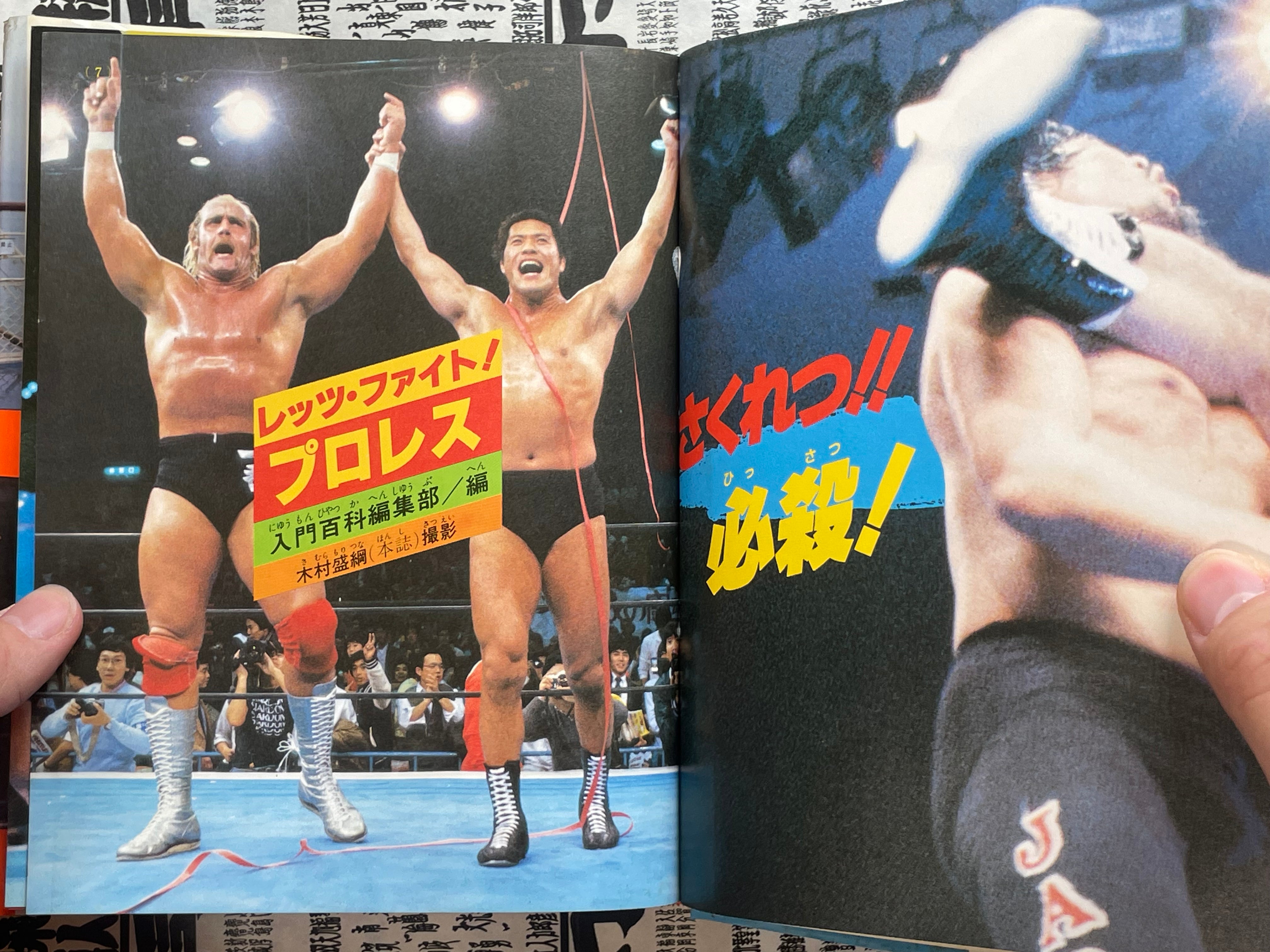 Let's Fight Pro Wrestling Picture Book by Shogakukan (1987)-thumbmail-3