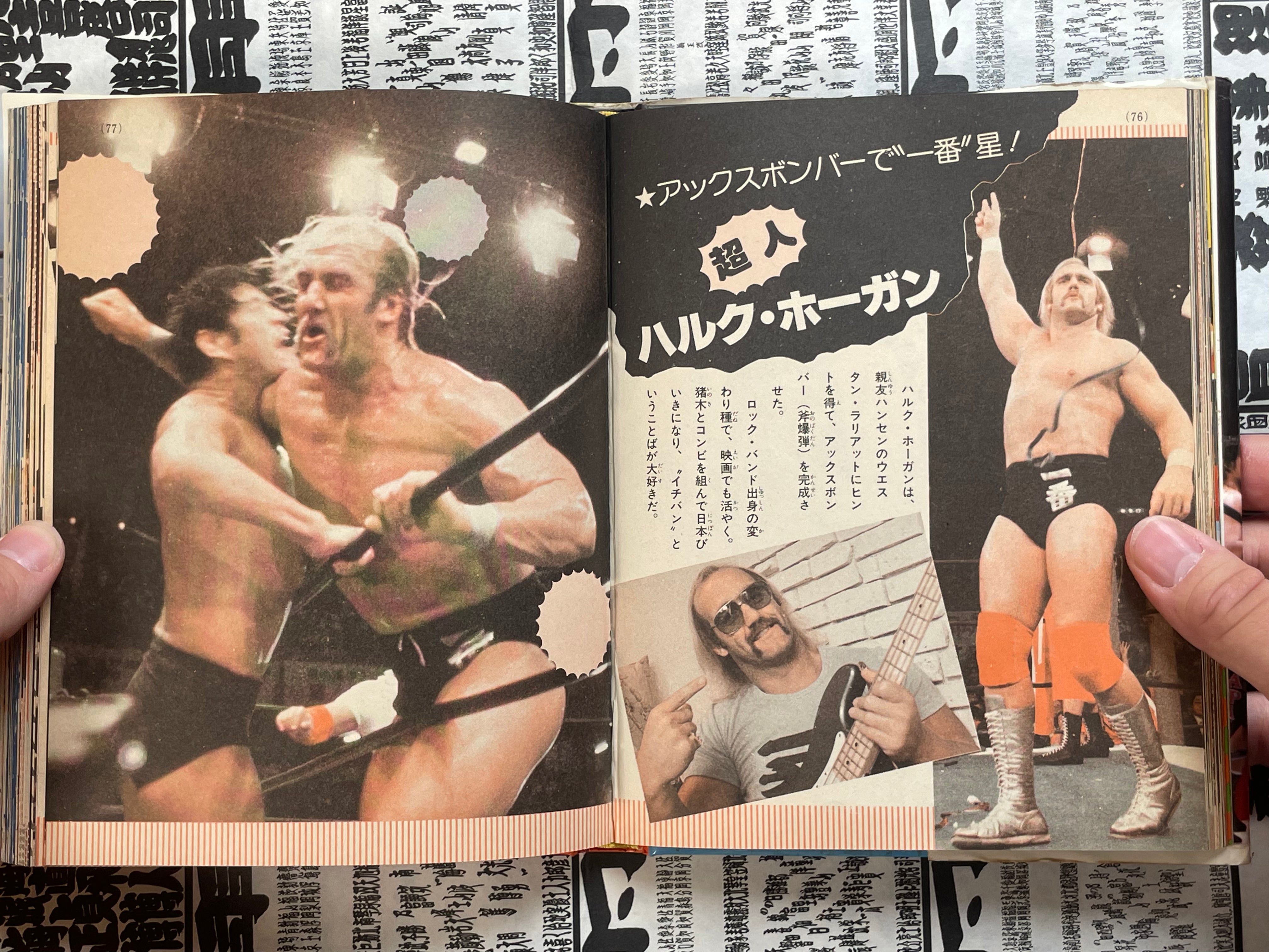 Let's Fight Pro Wrestling Picture Book by Shogakukan (1987)-thumbmail-12