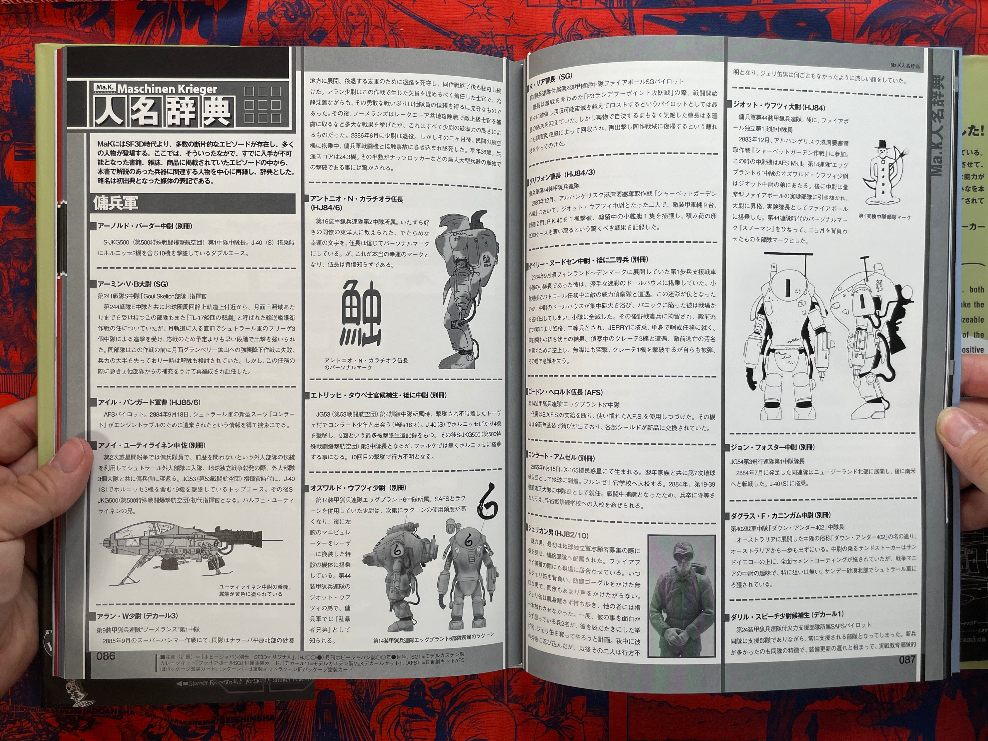 Maschinen Krieger Vol. 1: Chronicle and Encyclopedia - Hardcover by Kow Yokoyama (2003)-thumbmail-14