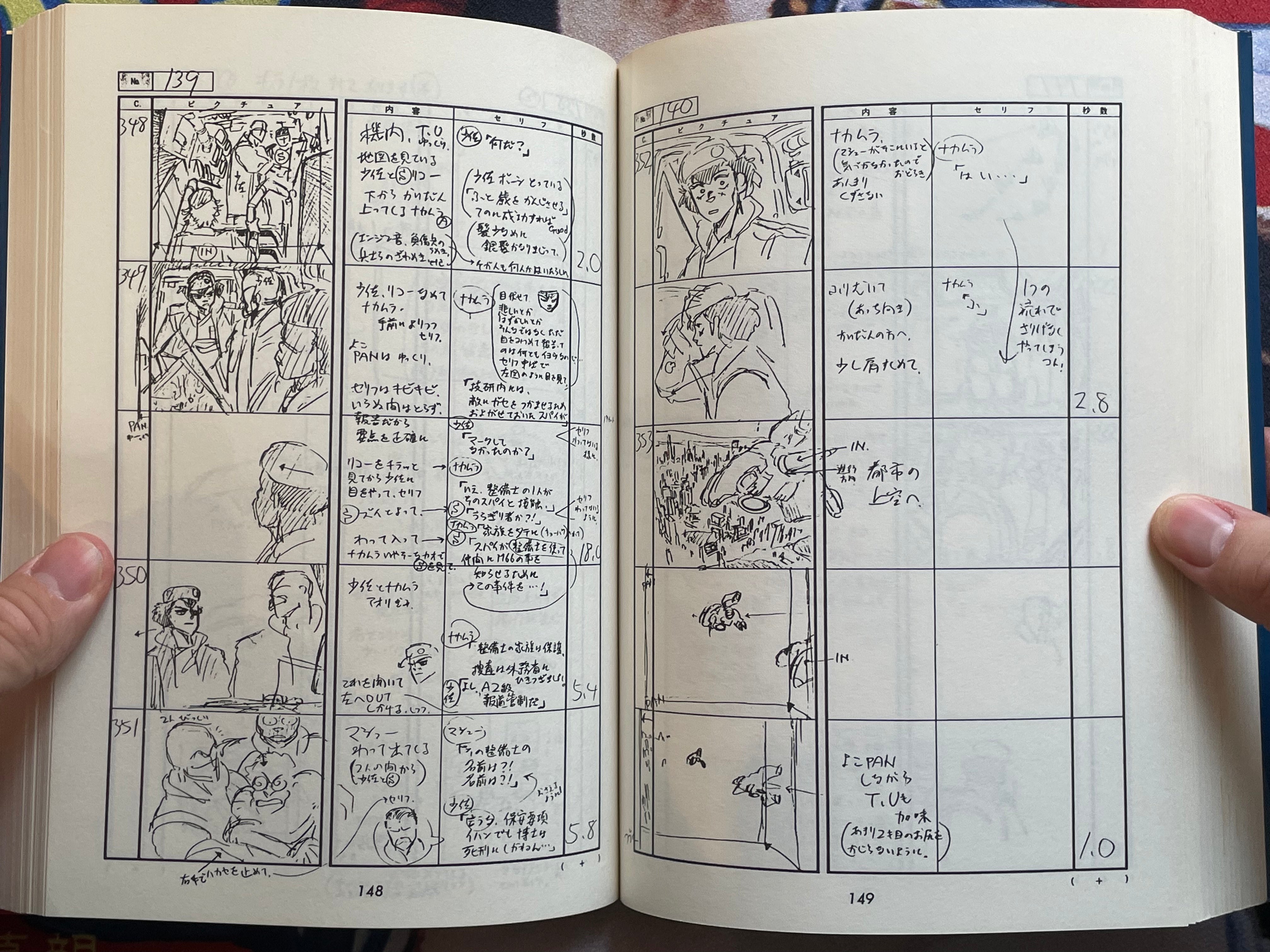 Black Magic M-66 Storyboards by Shirow Masamune (1992)