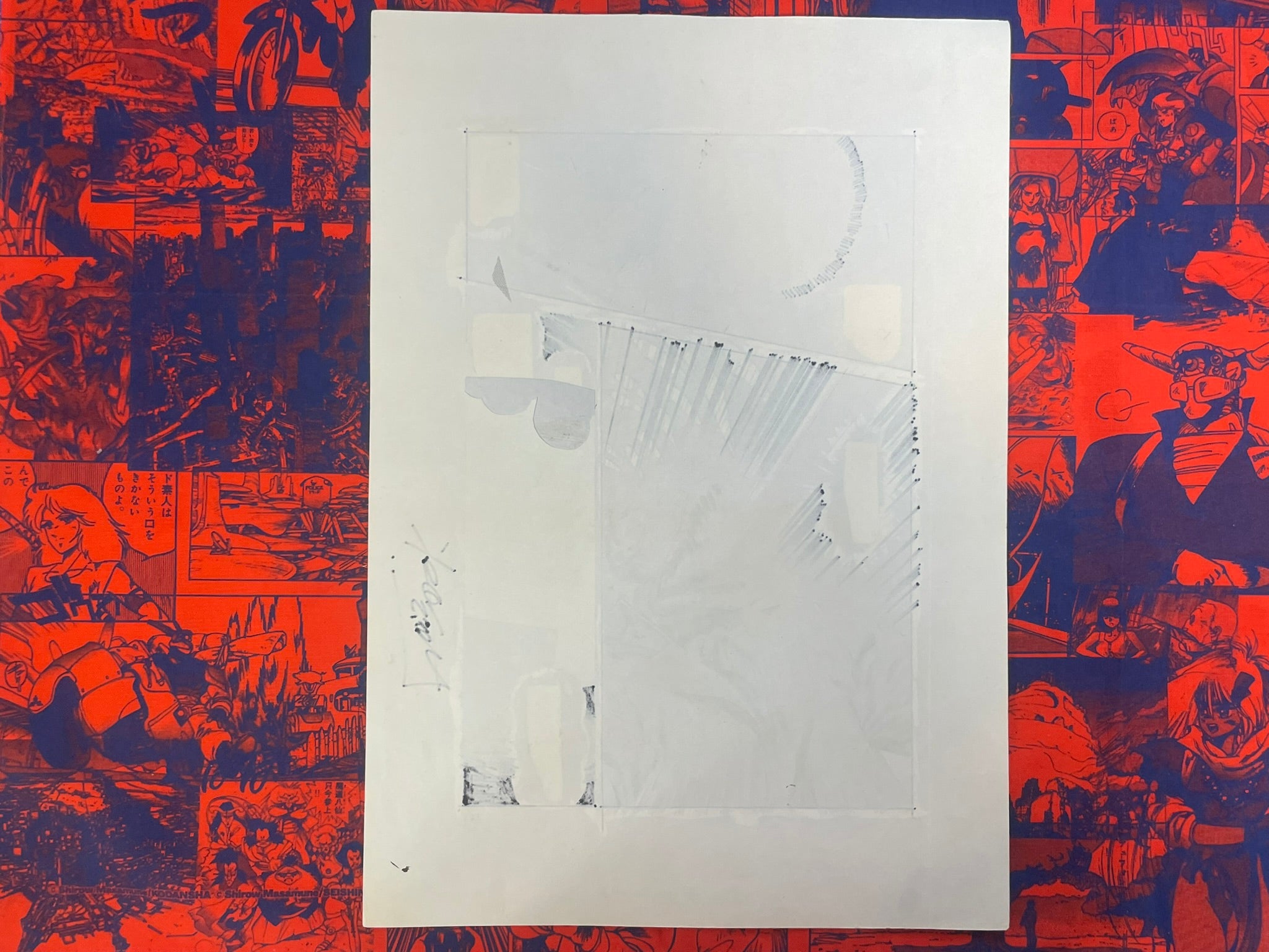 SIGNED Original Toshio Maeda: Rhino Man