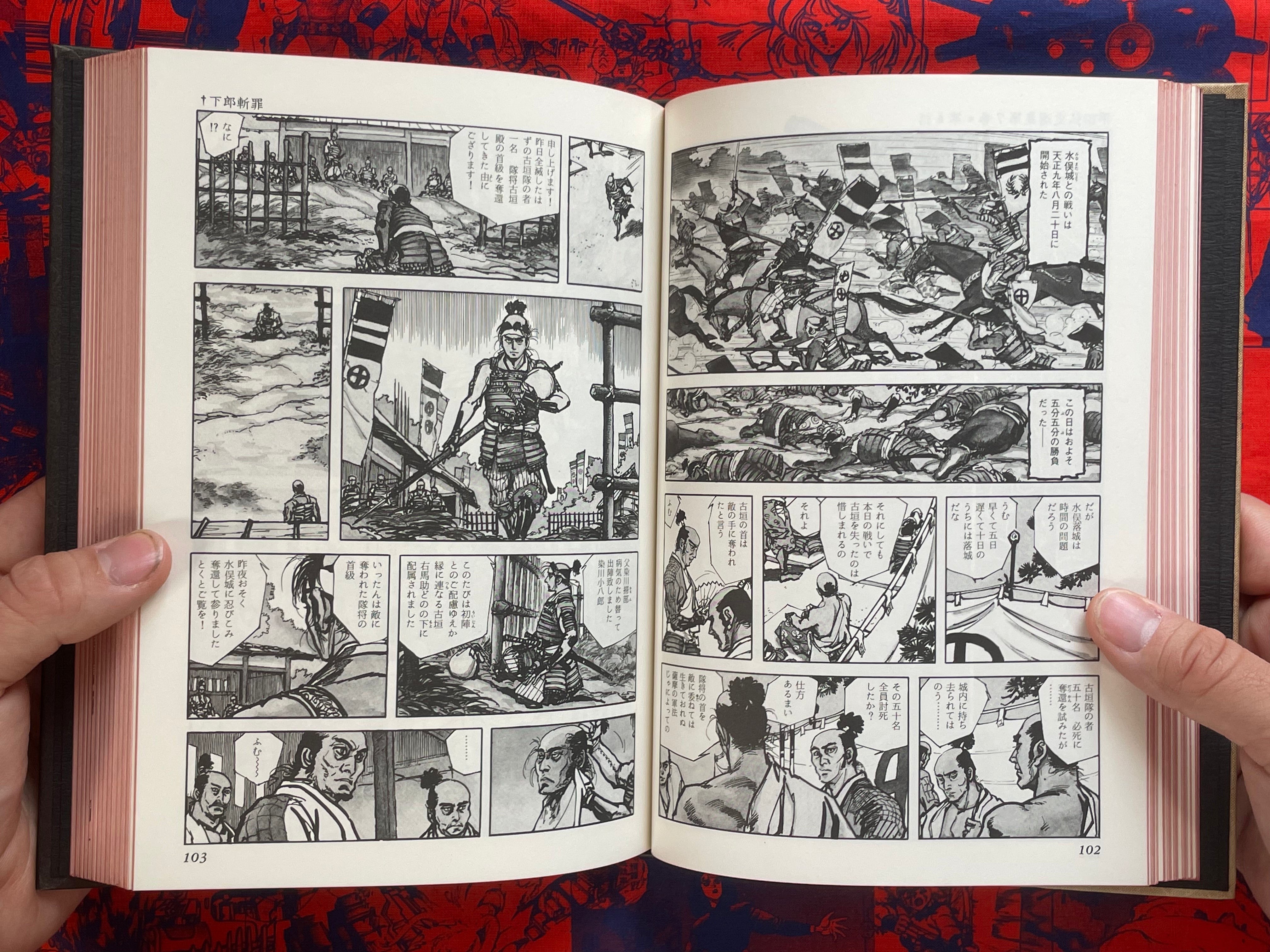 The Samurai Cruel Story - hardcover + slipcover by Hirata Hiroshi (1987)