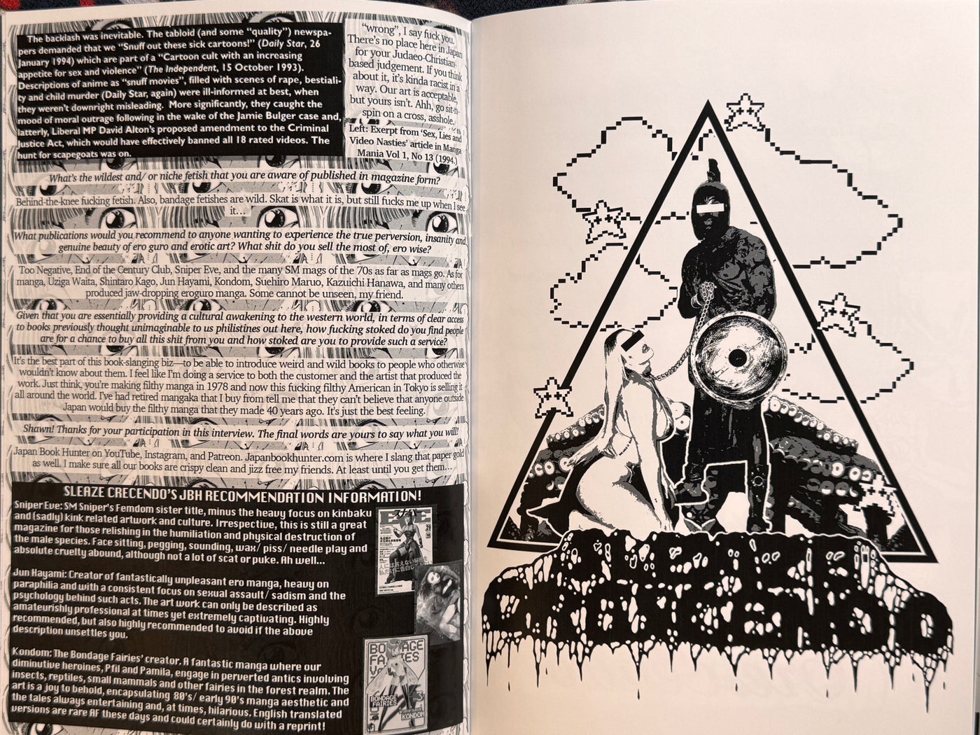 Sleaze Crescendo Issue One w/ Limited Poster & Sticker