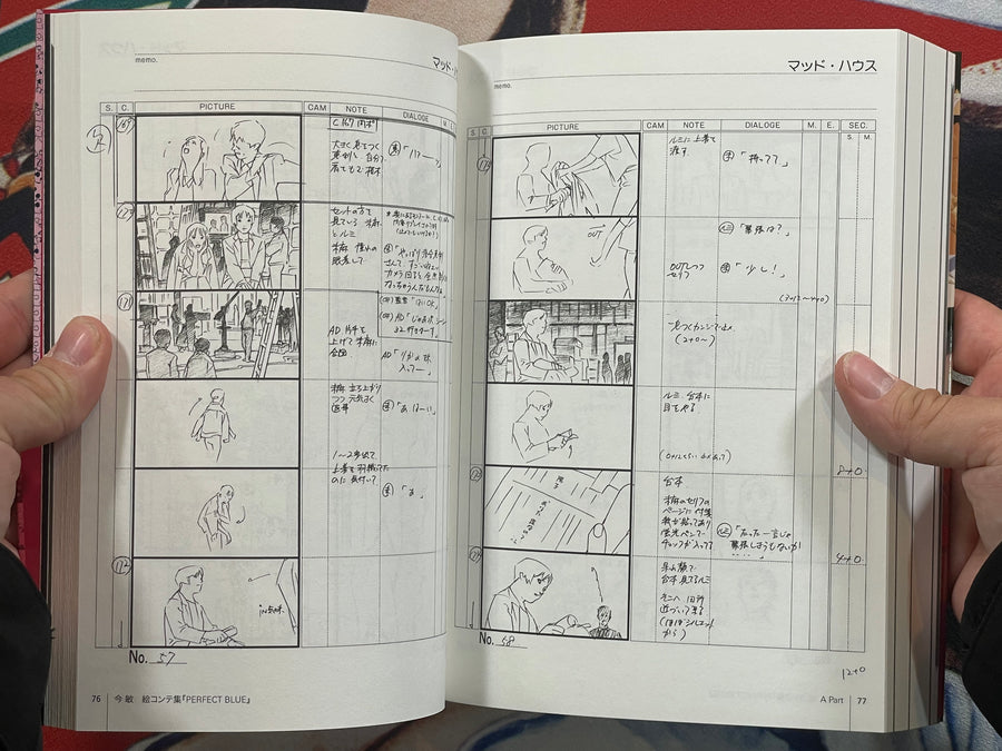 Perfect Blue Story Boards Collection by Satoshi Kon