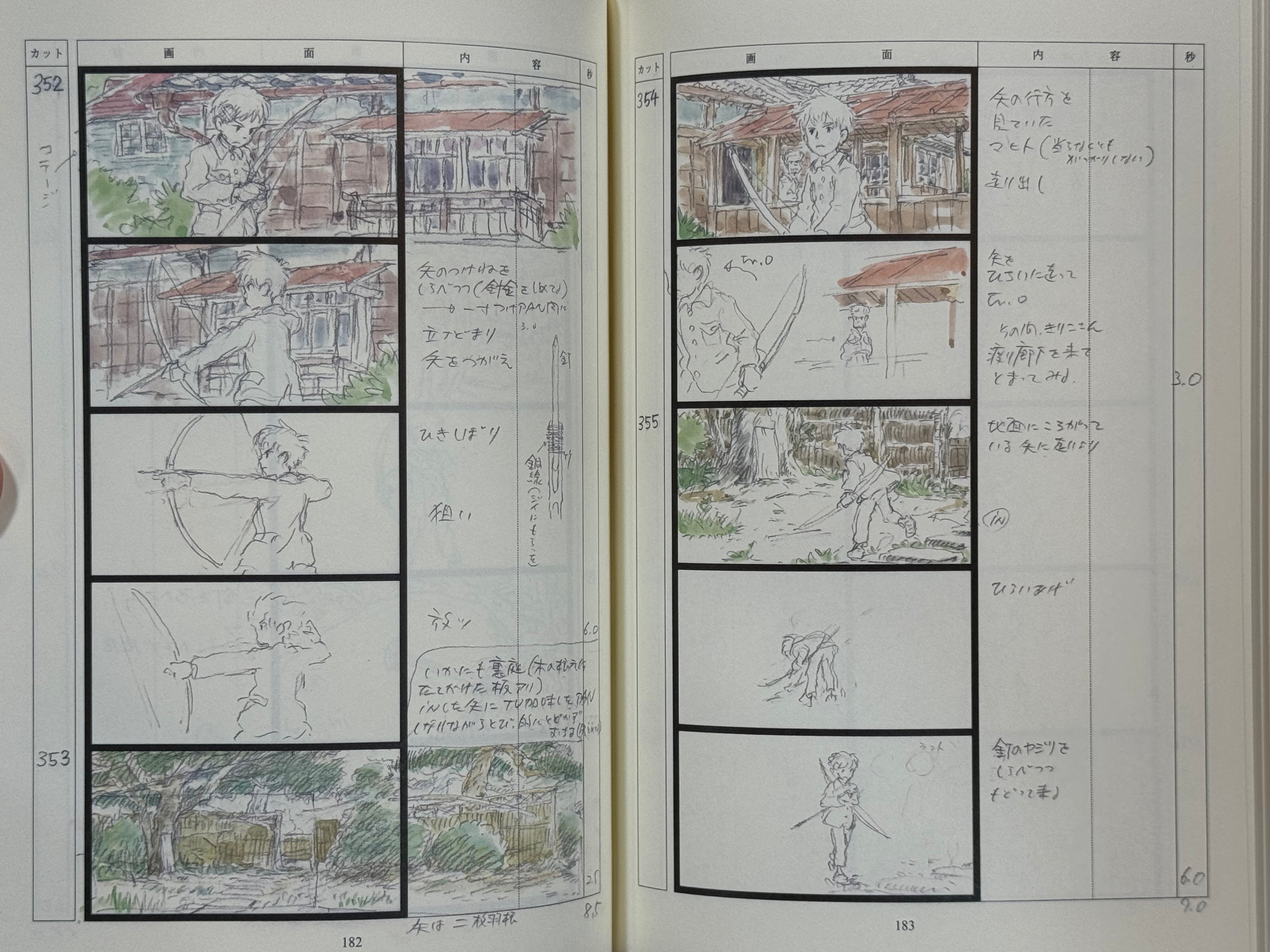 The Boy and the Heron Storyboard Book by Ghibli & Hayao Miyazaki