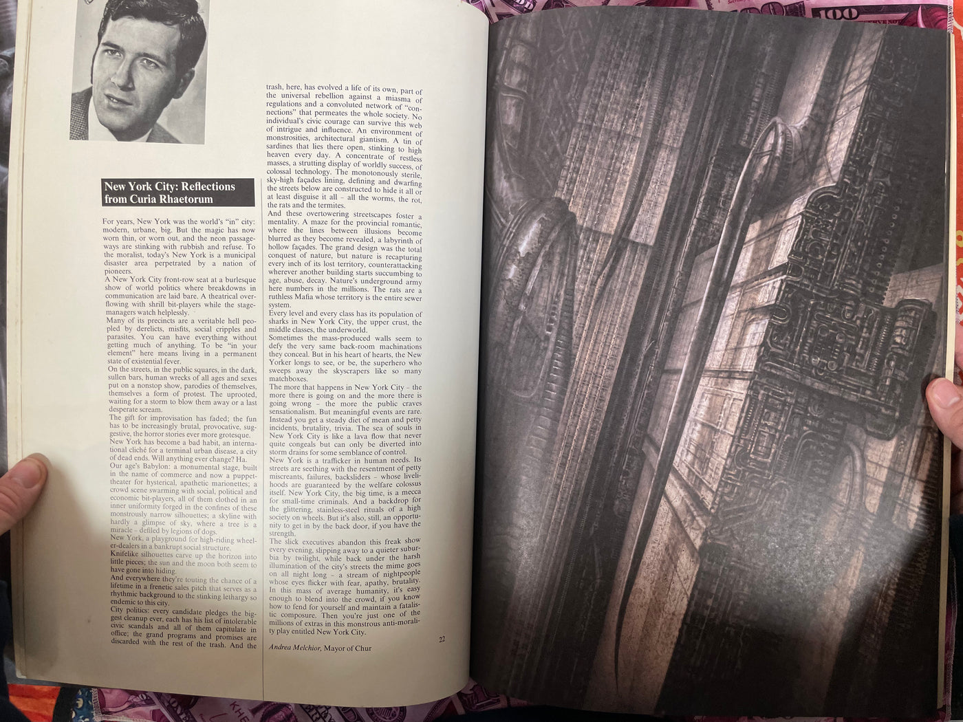 H.R.Giger N.Y. City (1981)