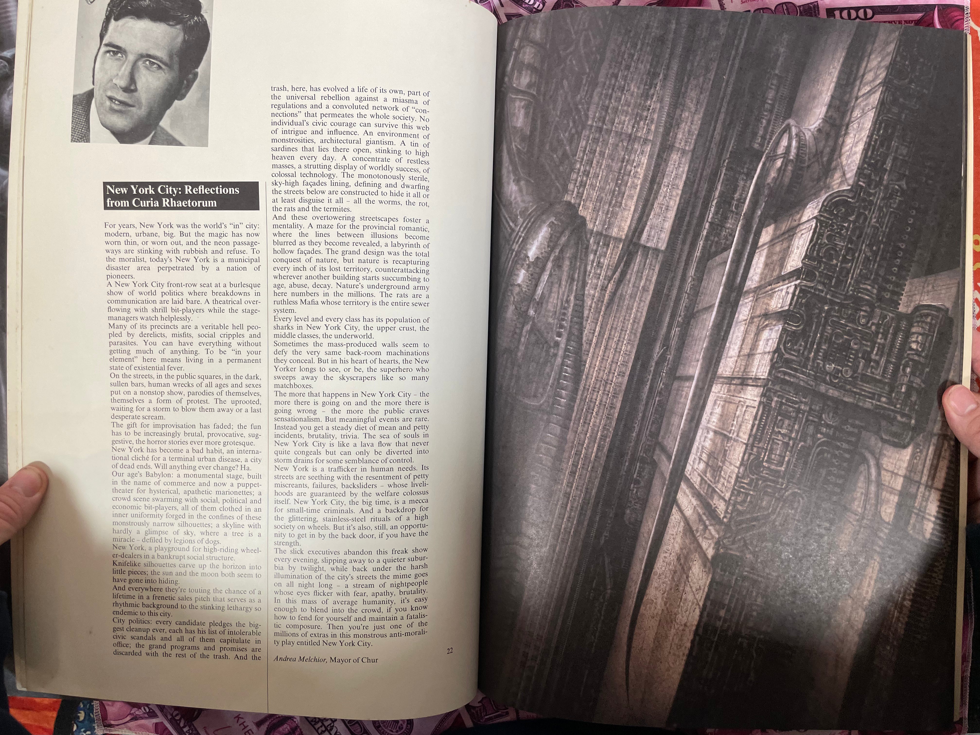 H.R.Giger N.Y. City (1981)