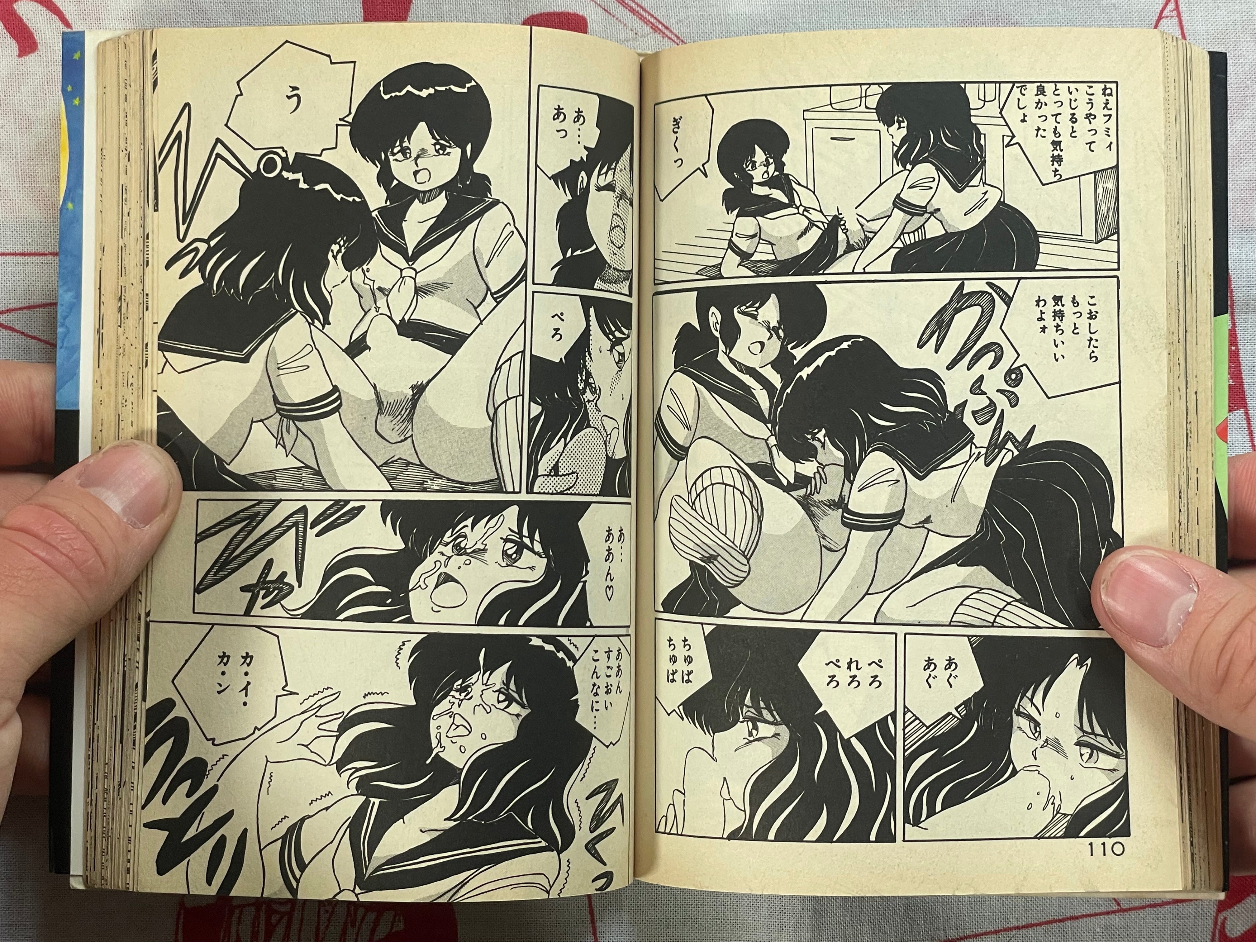 Big Panic Over That Girl! - bunko size by Kenzaki Mikuri et al (1991)
