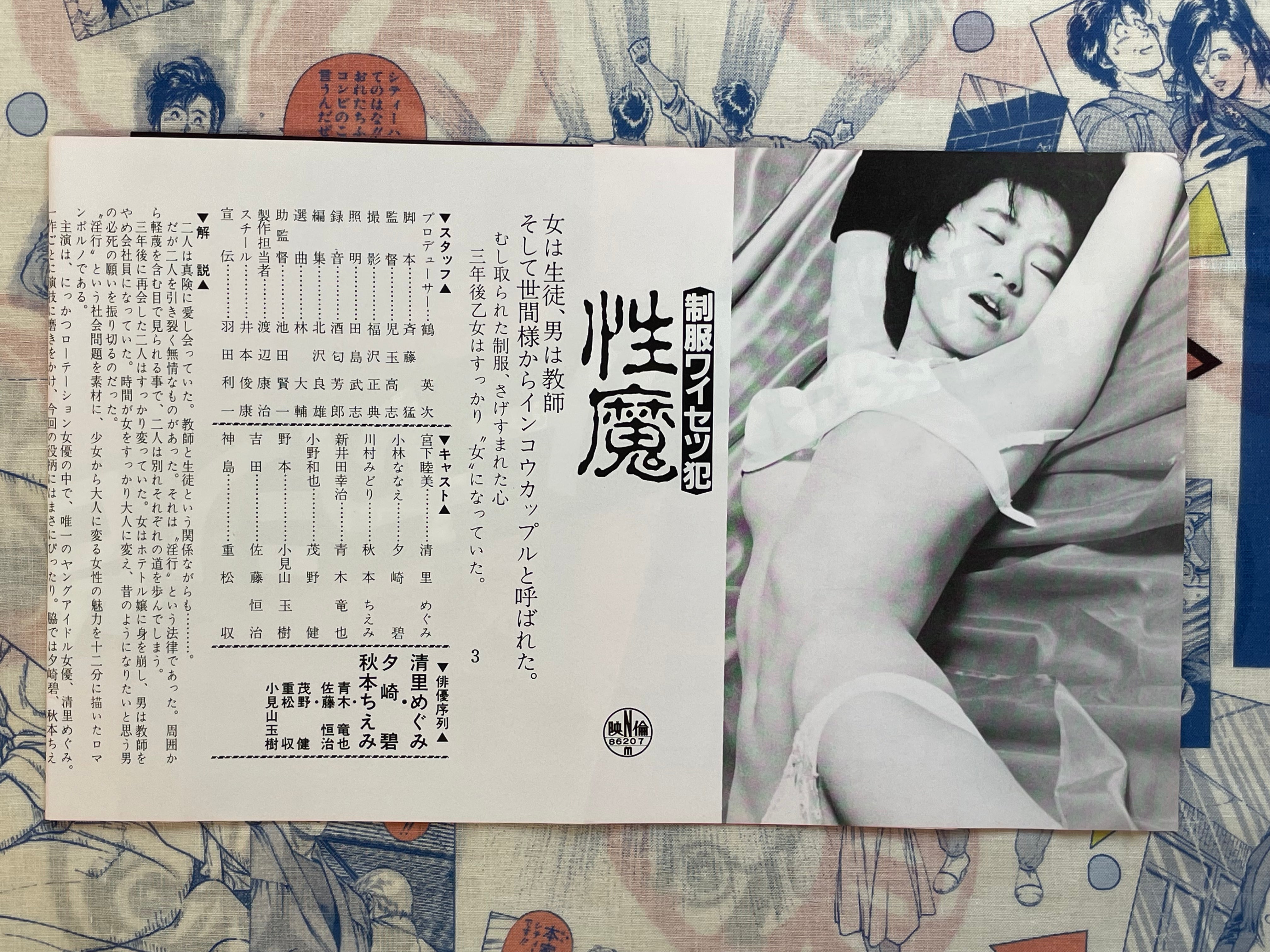 Movie Promo Poster: Uniform Offender Sex Demon (1986)