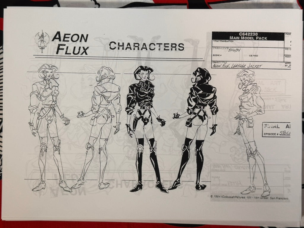 Aeon Flux Settei Animation Guides by Peter Chung (1991)-thumbmail-3