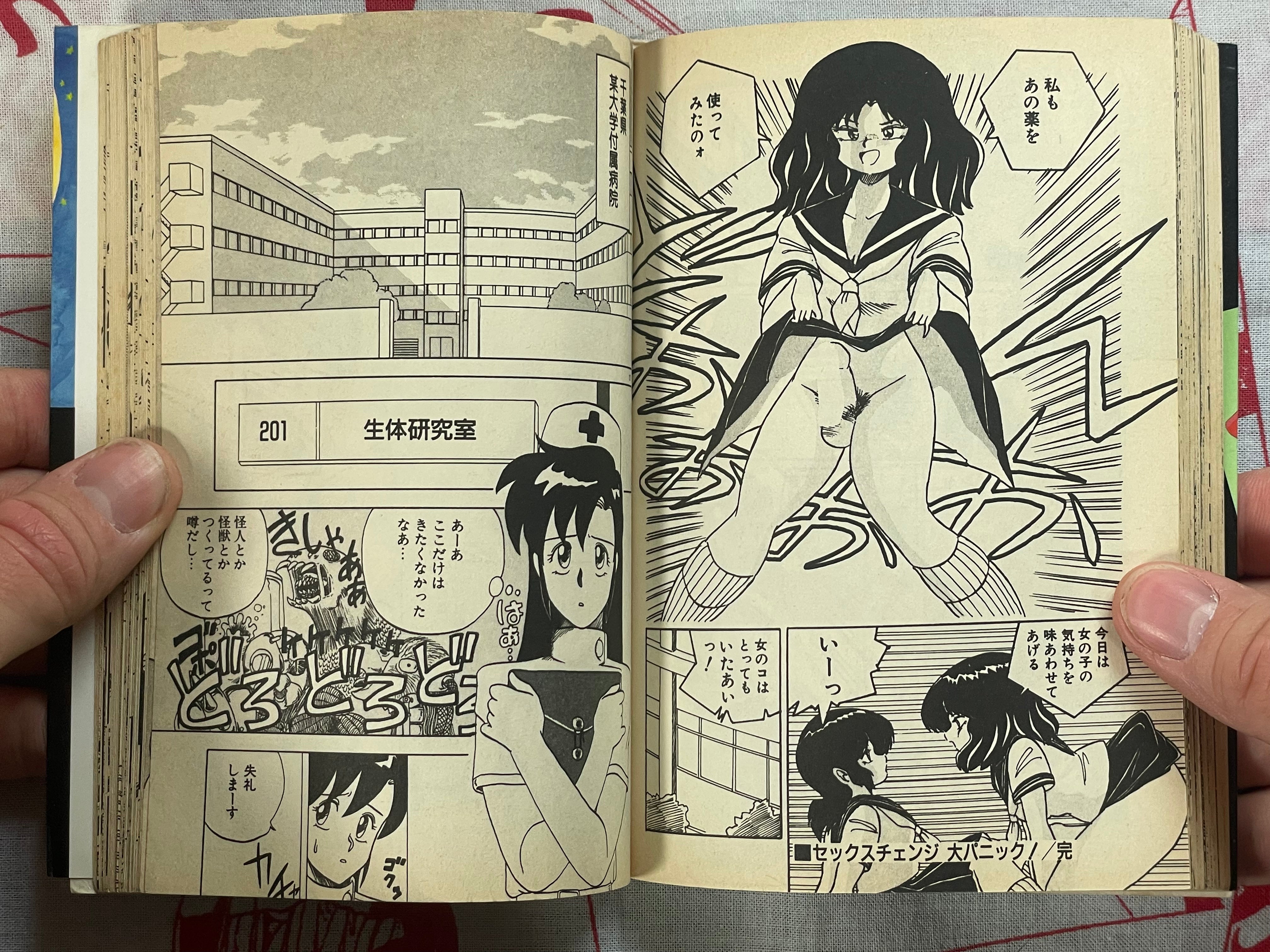 Big Panic Over That Girl! - bunko size by Kenzaki Mikuri et al (1991)