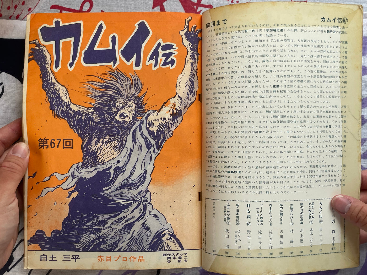 Garo Magazine Complete Volumes 1-12 Set (1970)
