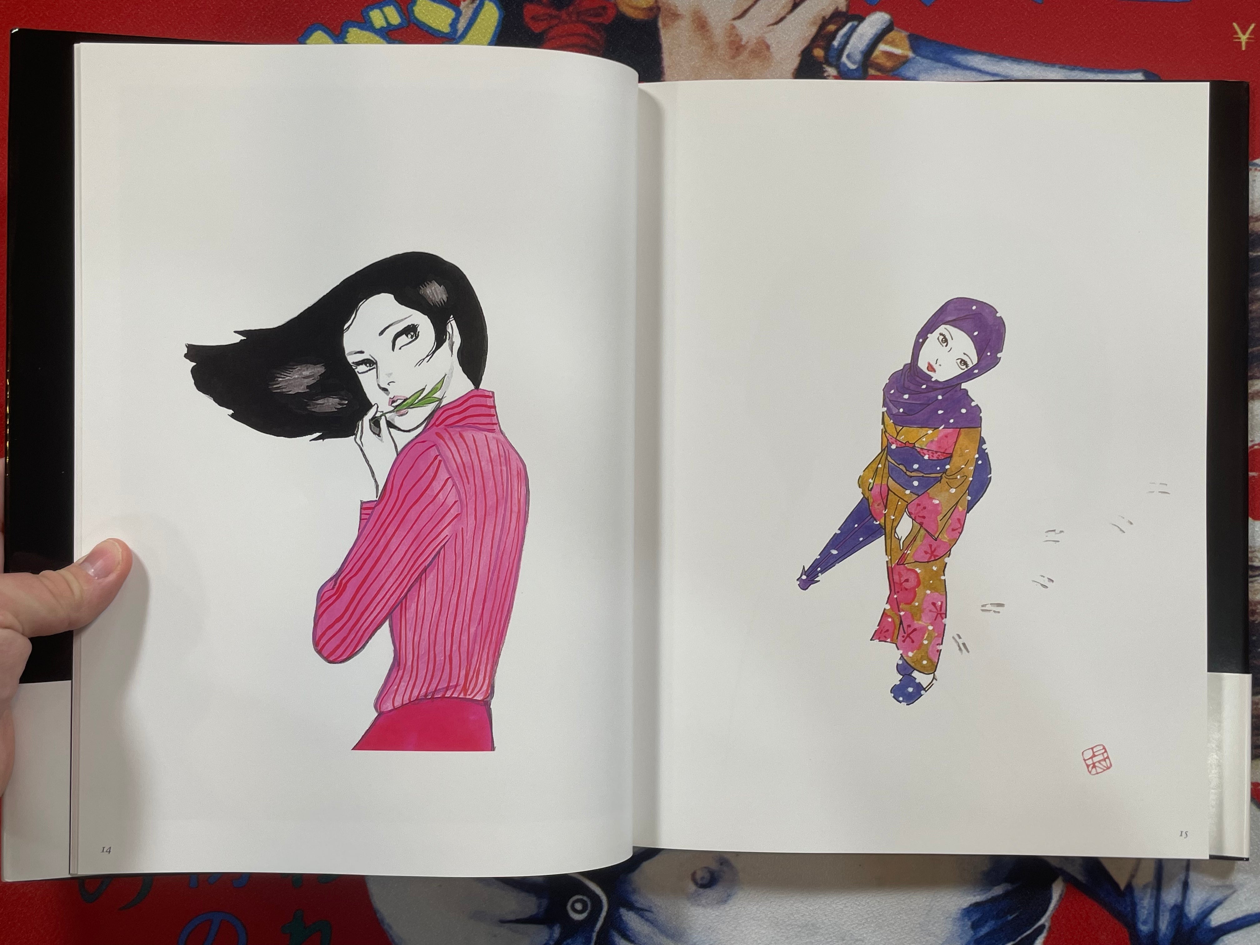 Beautiful Women Illustration Collection w/ Obi Intact by Kazuo Kamimura (2004)