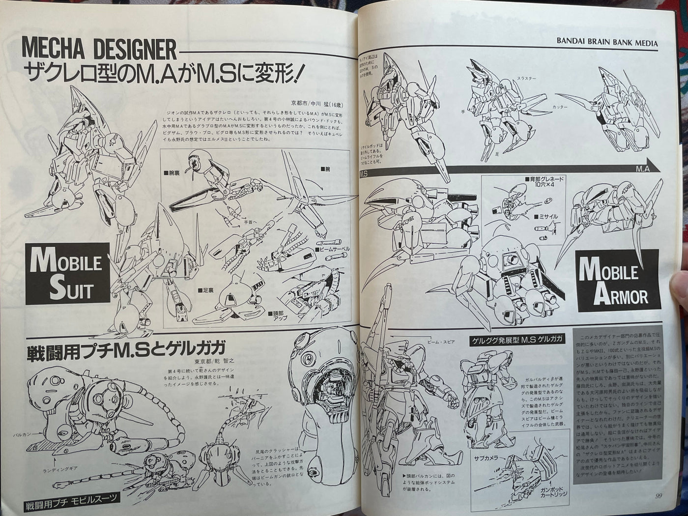 B-Club 6: Gundam ZZ Kondo Kazuhisa Issue (1986)