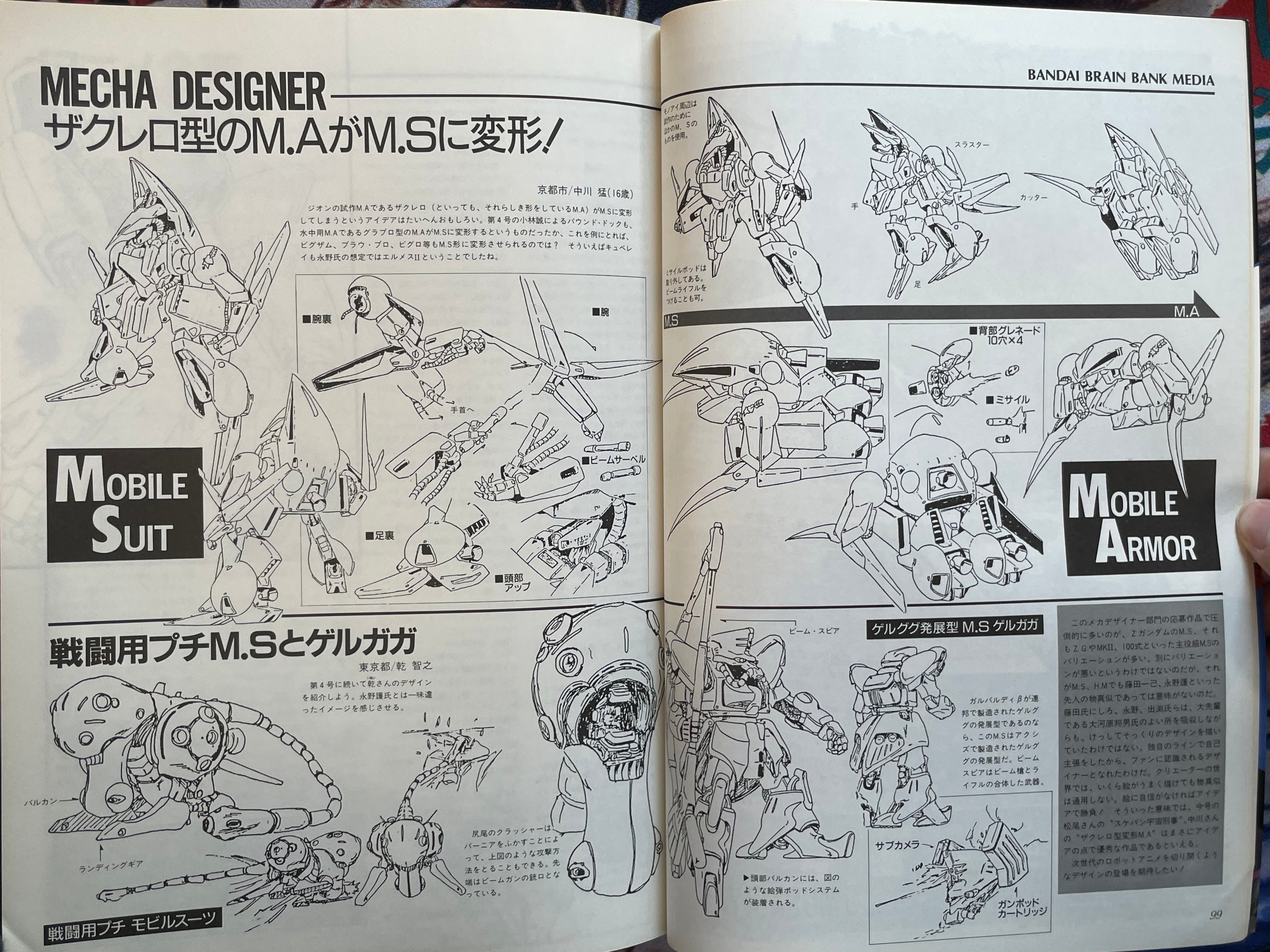 B-Club 6: Gundam ZZ Kondo Kazuhisa Issue (1986)