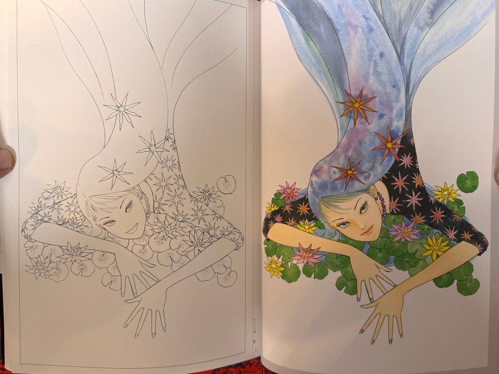 Junji Ito's 40th Anniversary Coloring Book Selection