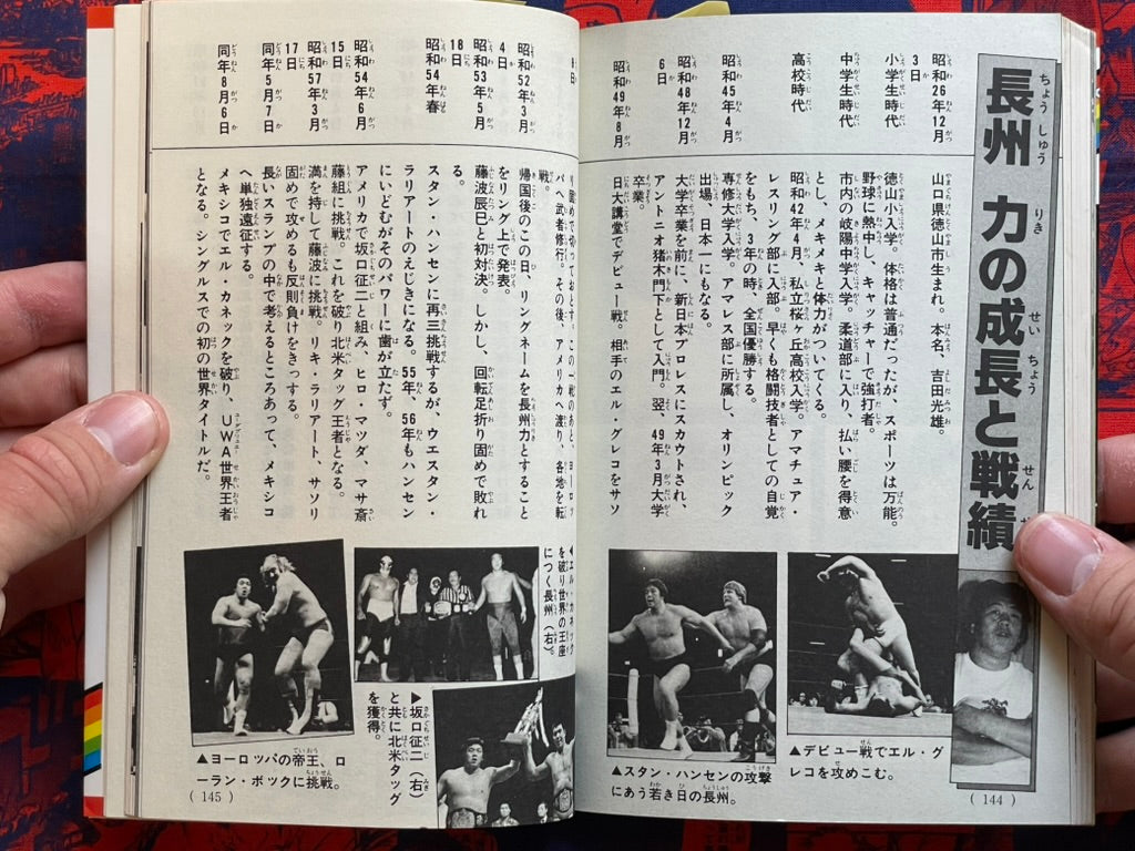 Riki Choshu - True Story Manga by Ikeuchi Seiichi (1984)