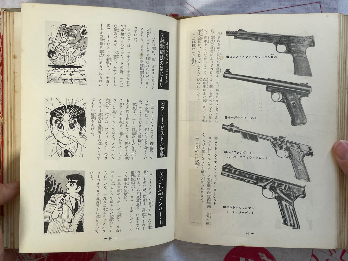 Handgun Pictorial - hardcover by Osanai Hiroshi (1967)