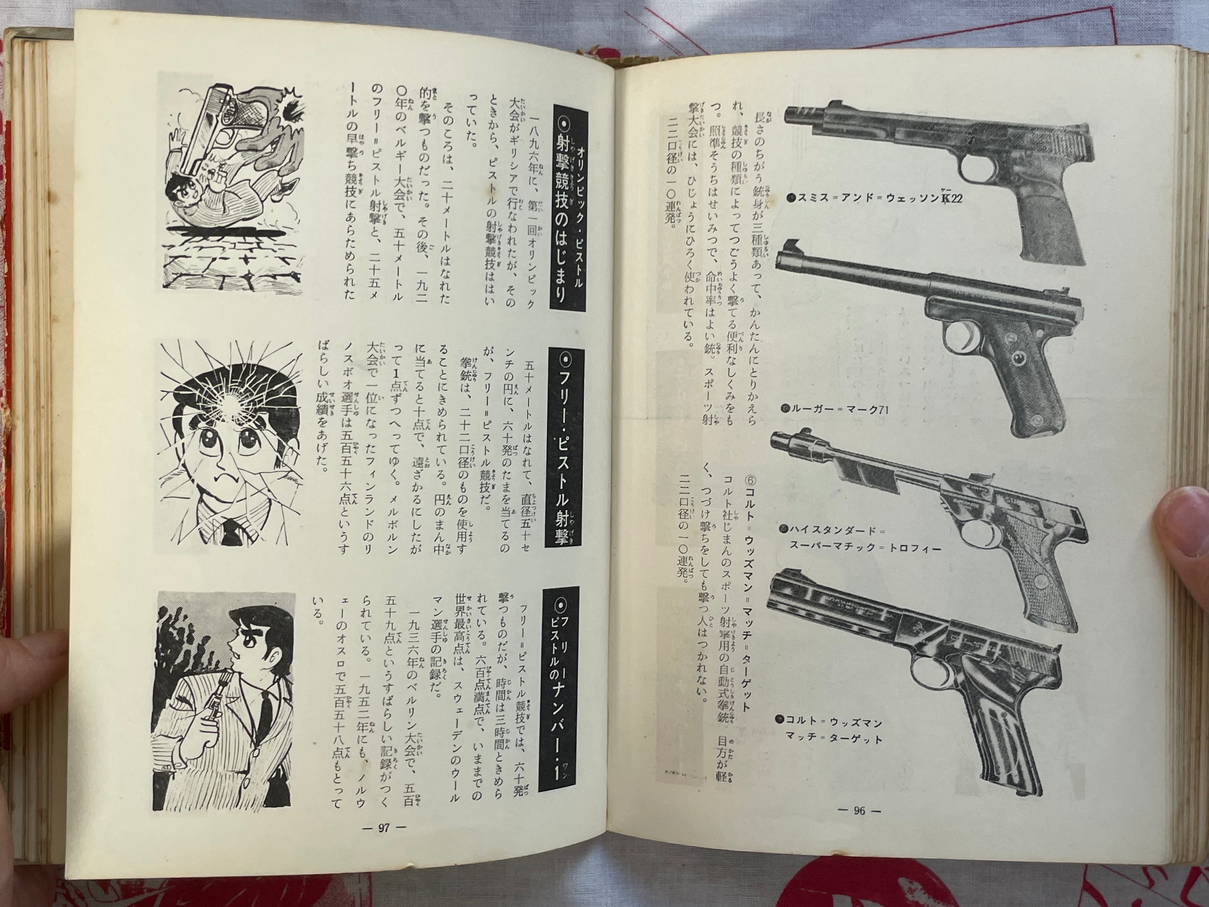 Handgun Pictorial - hardcover by Osanai Hiroshi (1967)