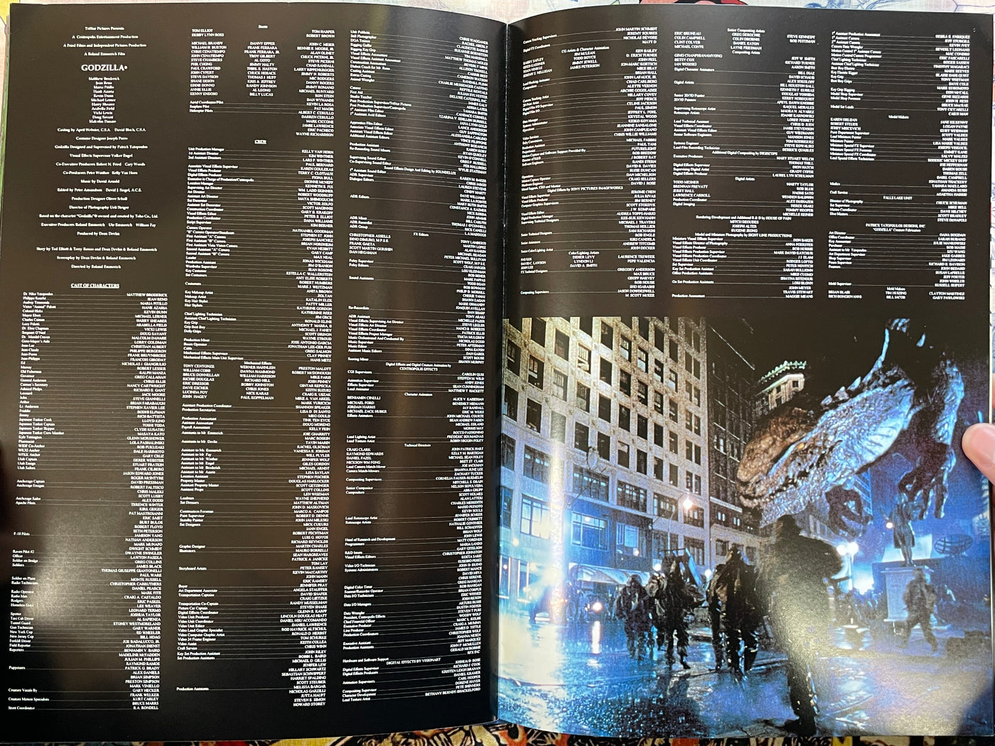 Movie Pamphlet: Godzilla (1998)