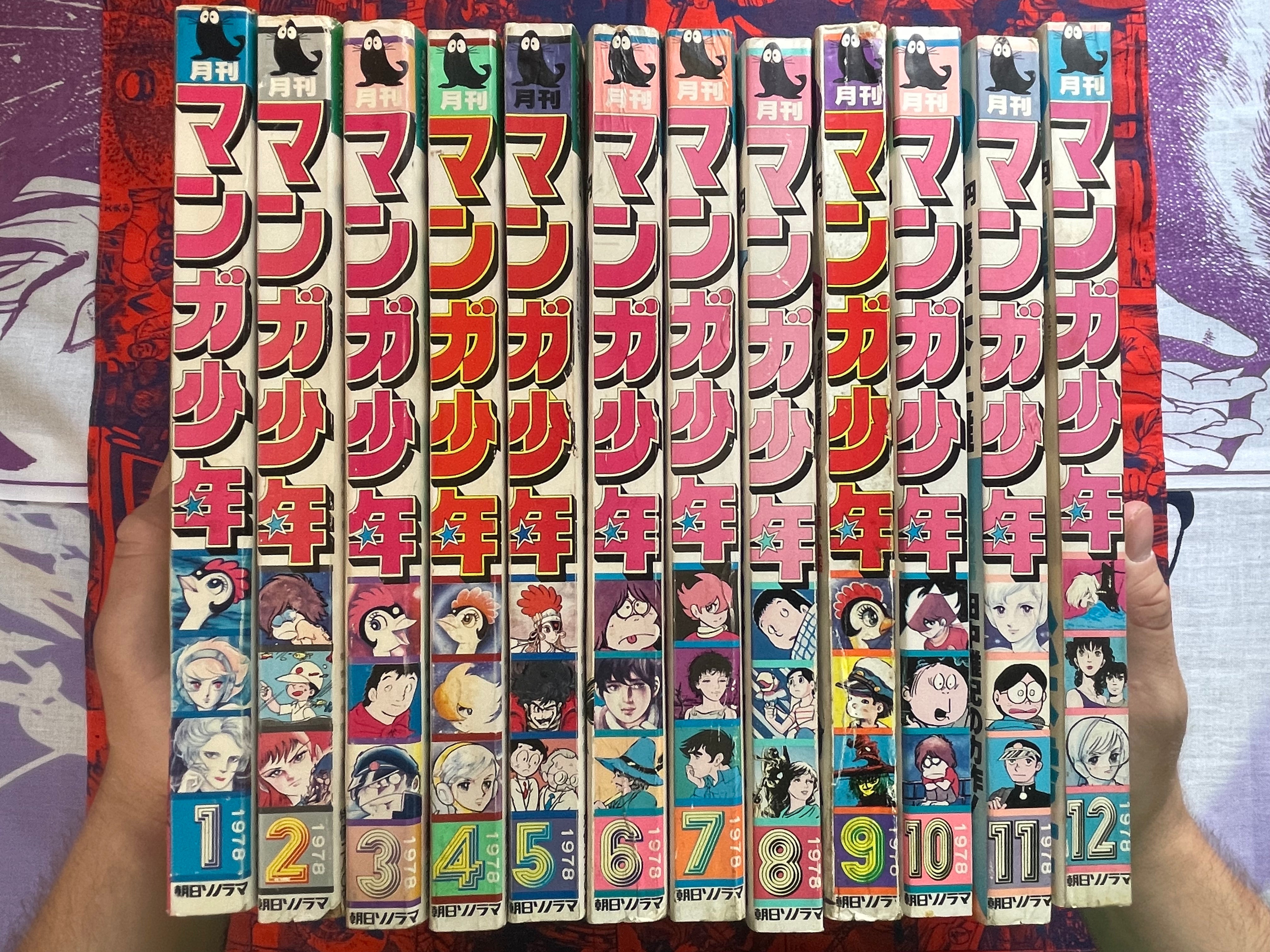 Monthly Manga Shonen Magazine 1-12 Full Set (1978)