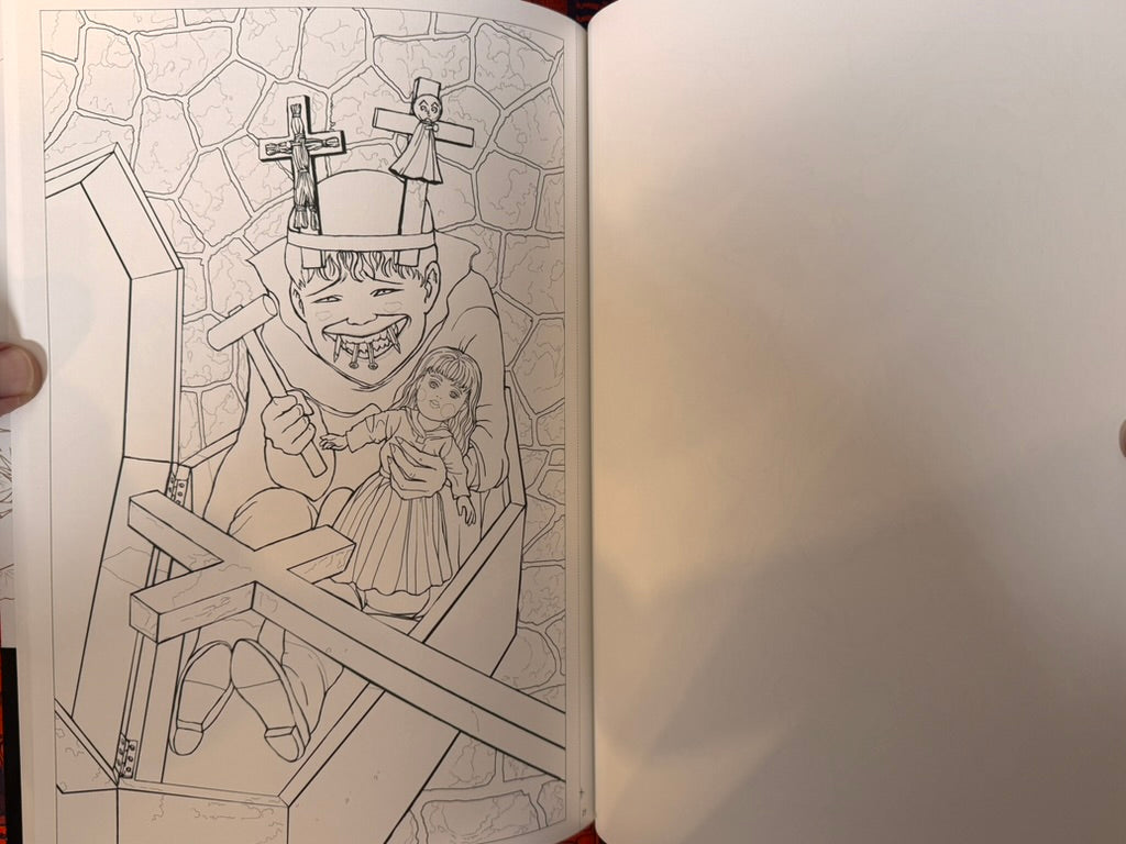 Junji Ito's 40th Anniversary Coloring Book Selection