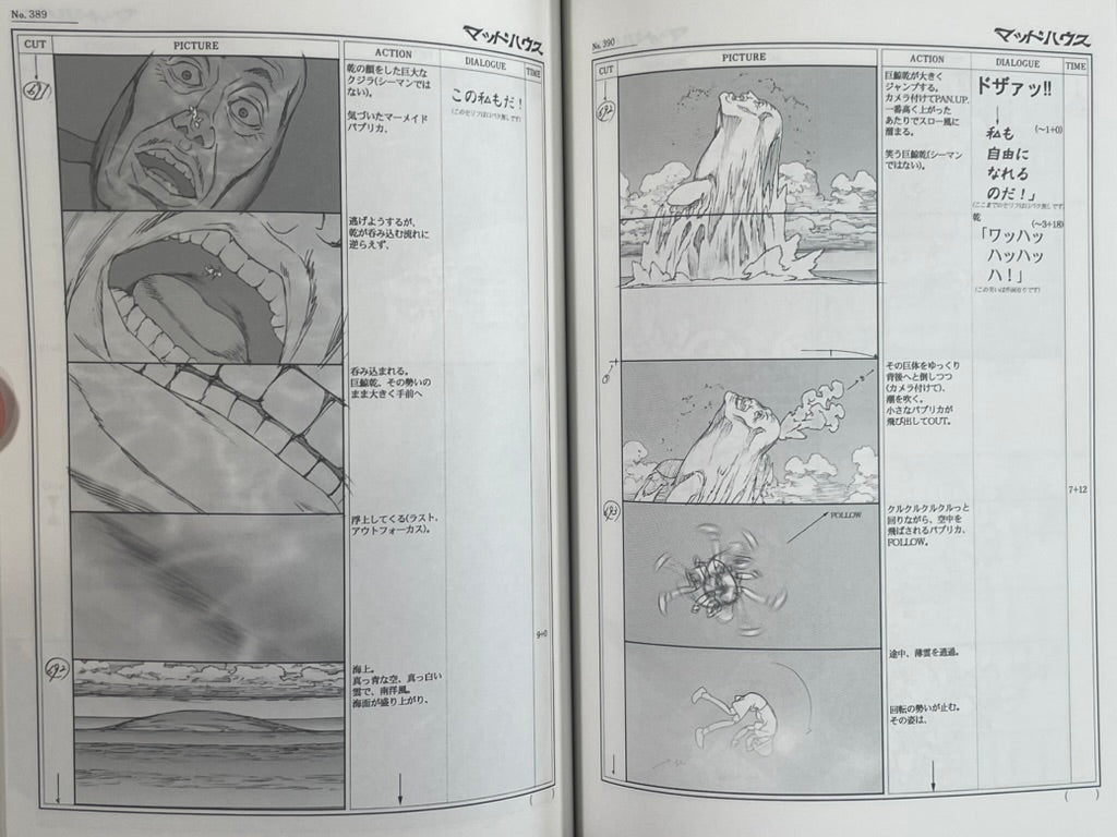 Paprika Storyboards Book (2017) by Satoshi Kon