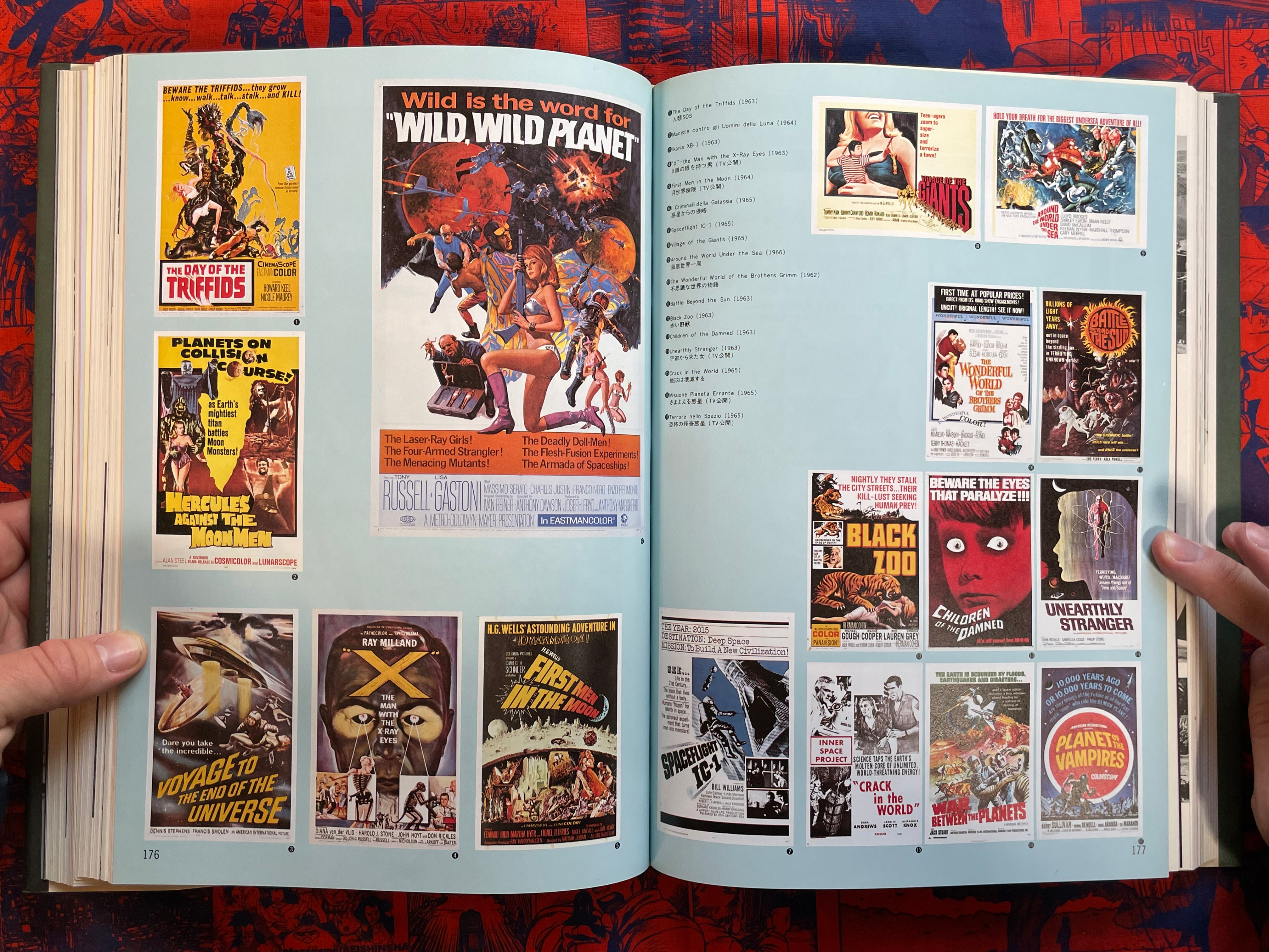 A Pictorial History of SF Films - Slipcover + Hardcover by Shinji Nakako (1980)