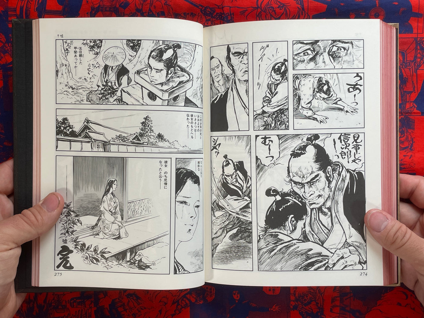 The Samurai Cruel Story - hardcover + slipcover by Hirata Hiroshi (1987)