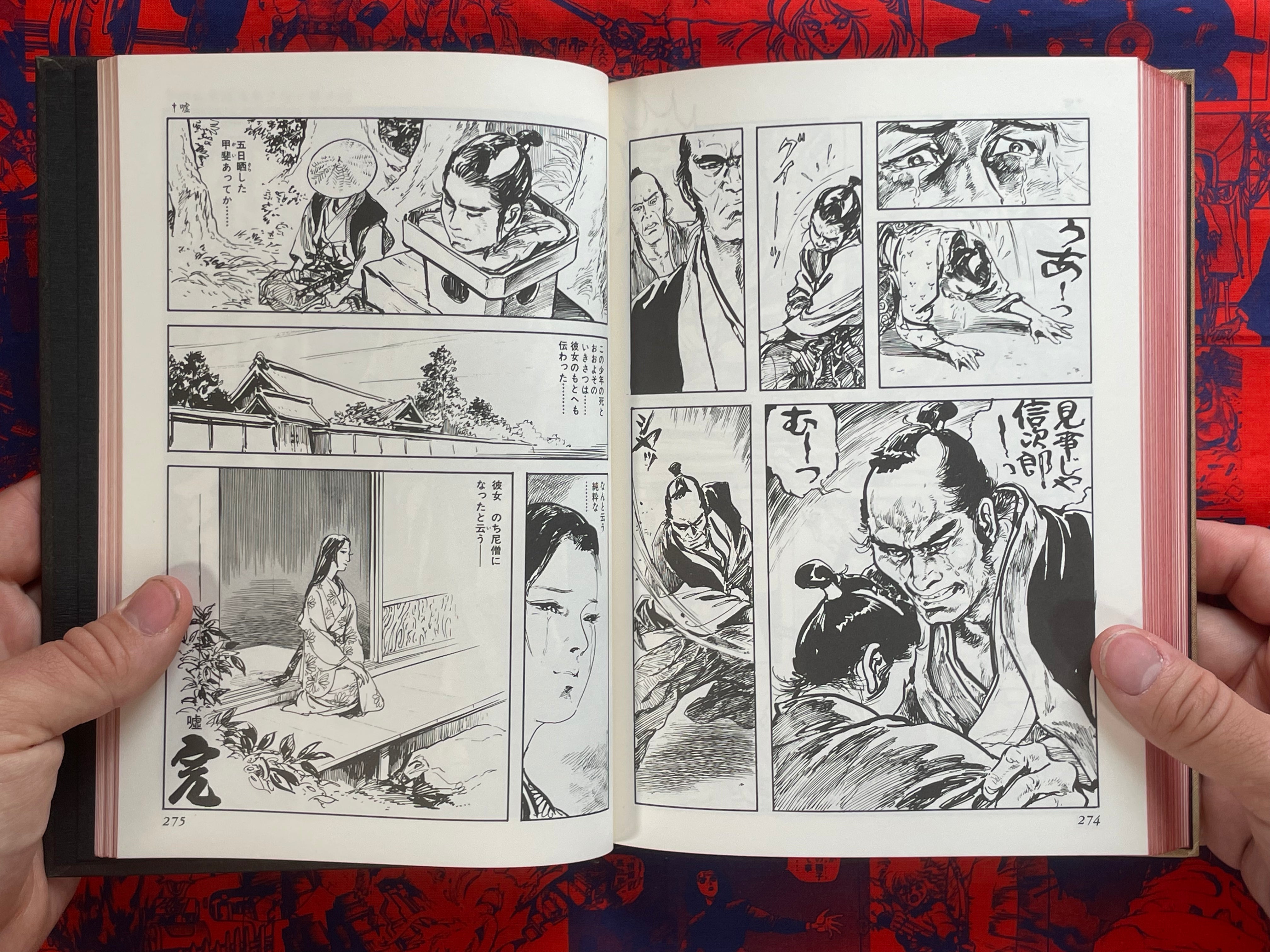 The Samurai Cruel Story - hardcover + slipcover by Hirata Hiroshi (1987)