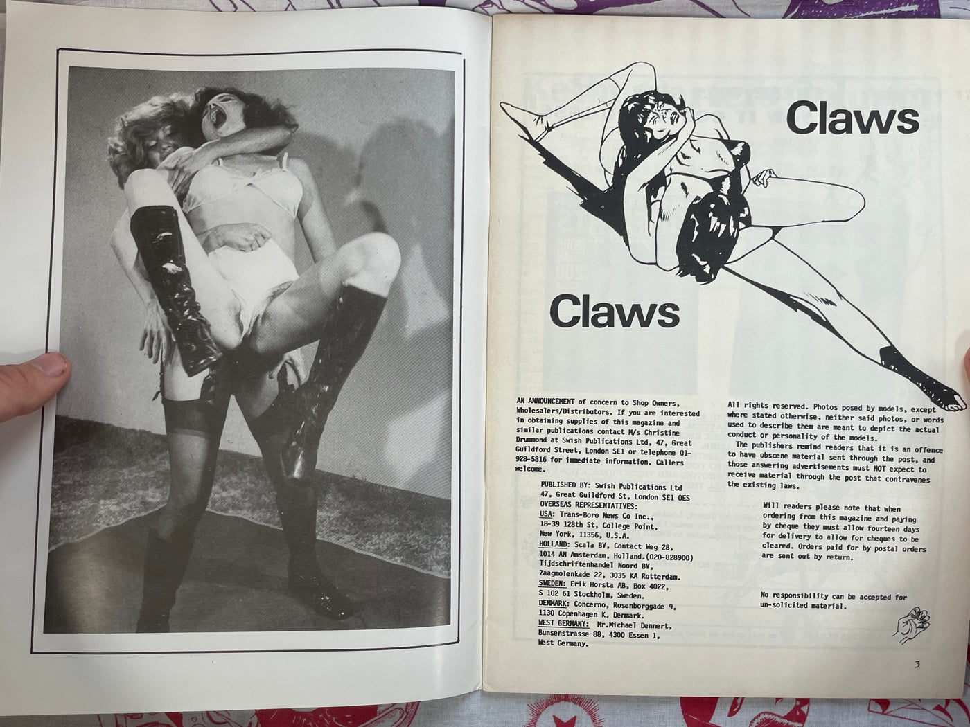 Claws Number 26 - Zine (70s)