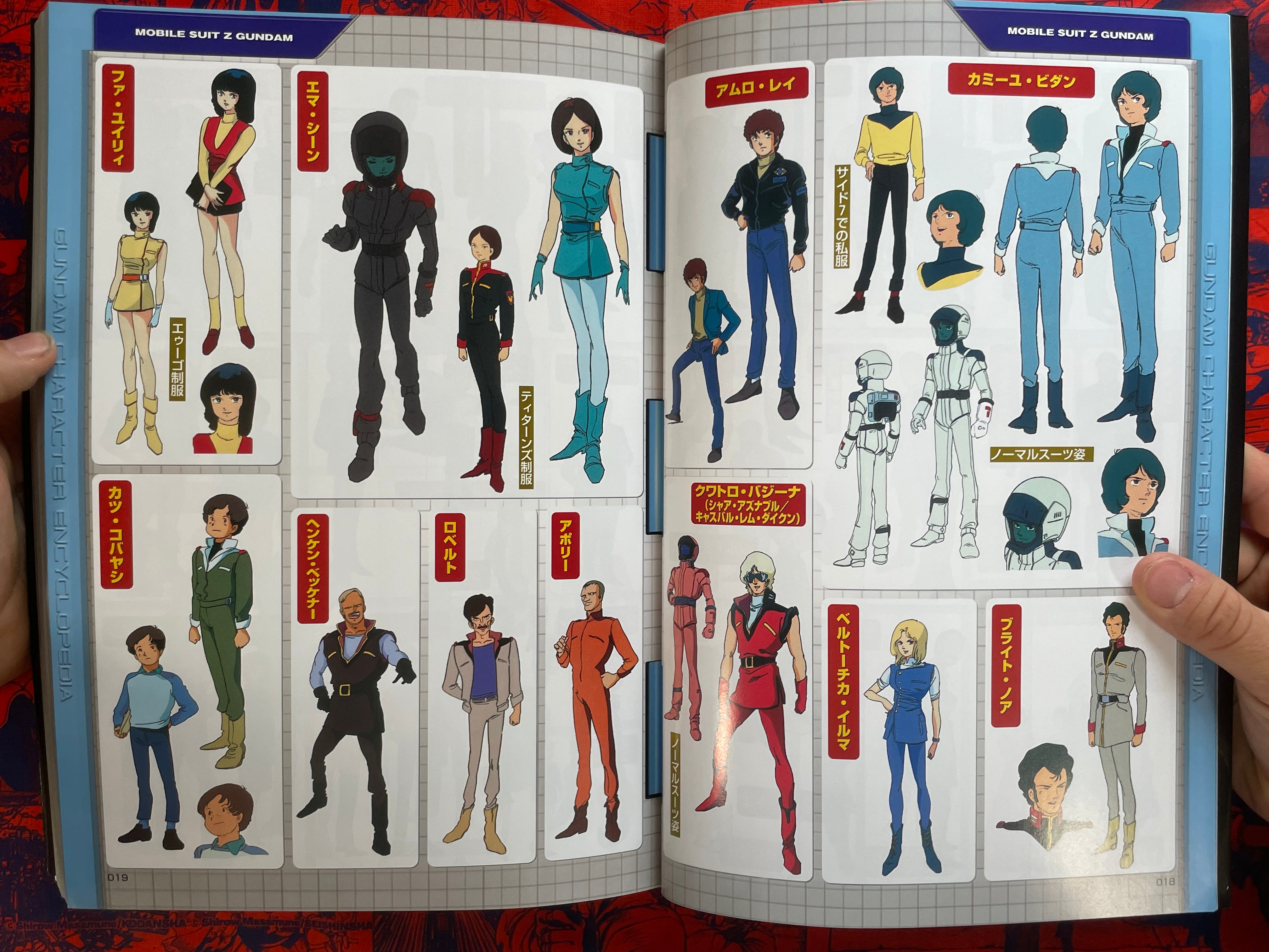 Mobile Suit Gundam Character Encyclopedia 2000 by Media Works (2000)