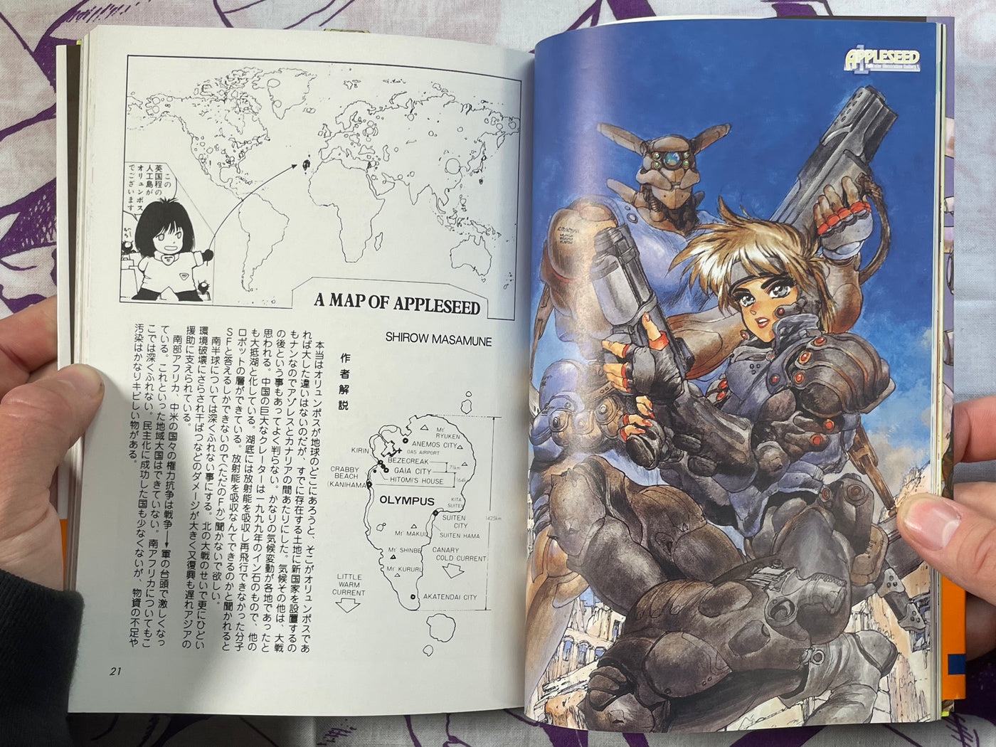 Appleseed Illust & Data by Shirow Masamune (2001)