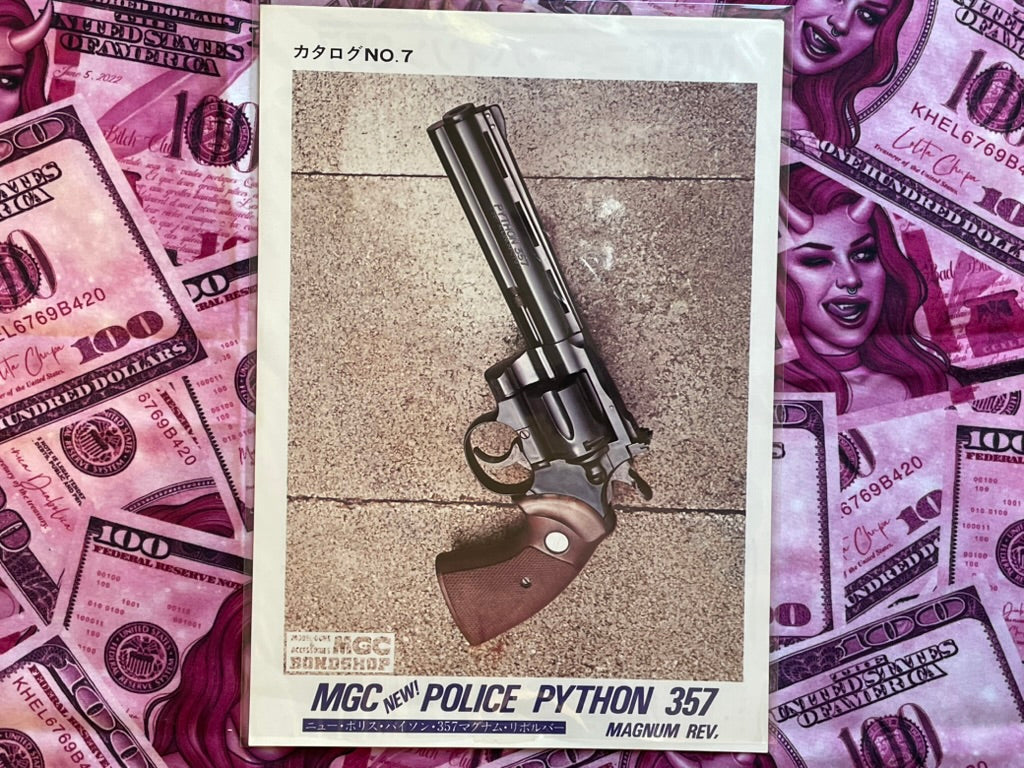 MGC New! Police Python 357 Model Gun Advertisement Poster