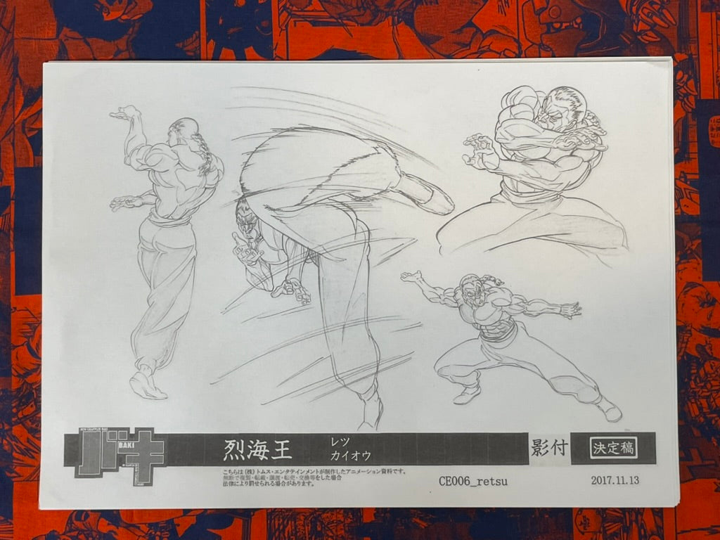 Baki Settei Shiryoshi Set (32 Pages) (Photocopies)