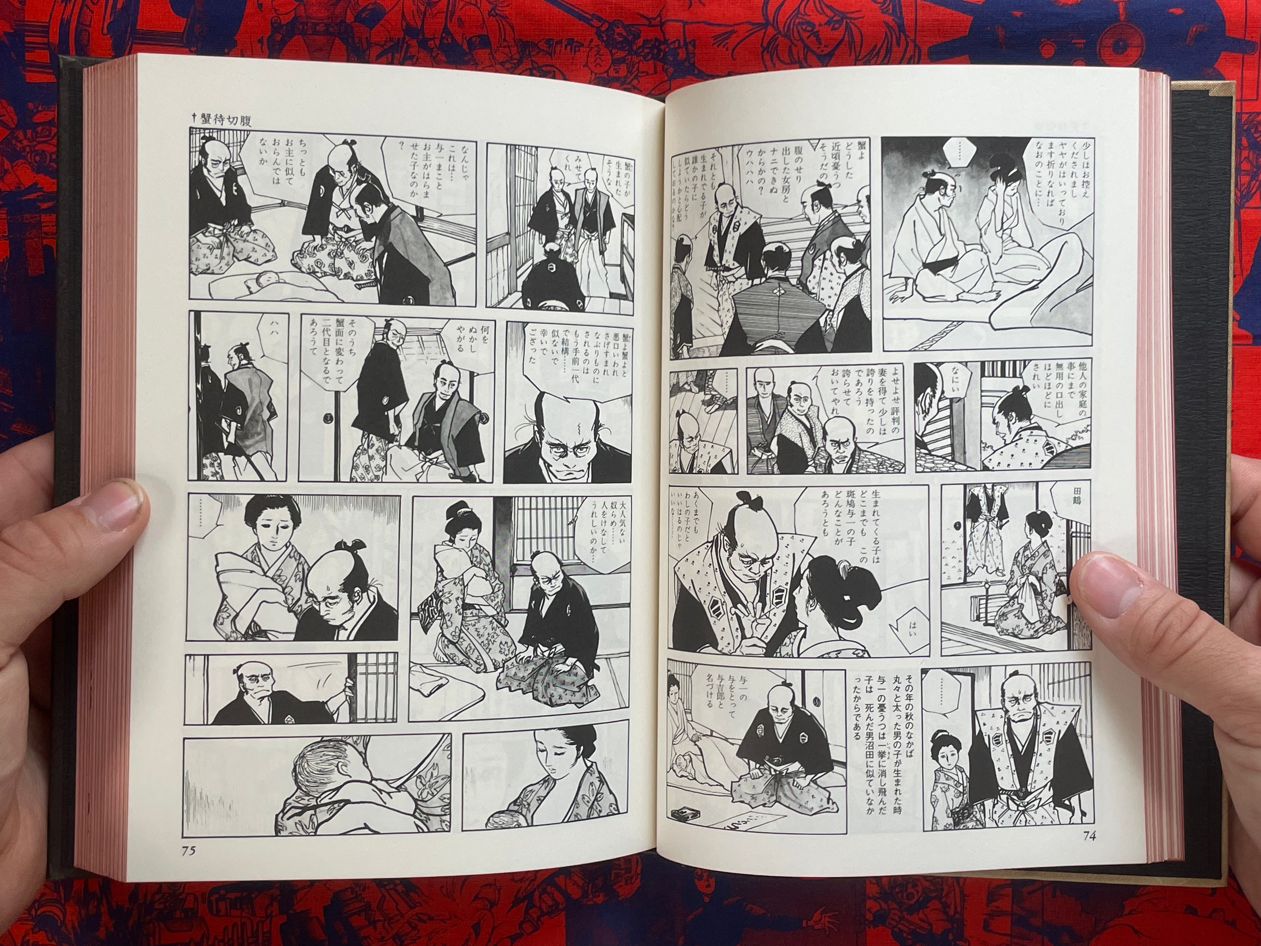 The Samurai Cruel Story - hardcover + slipcover by Hirata Hiroshi (1987)