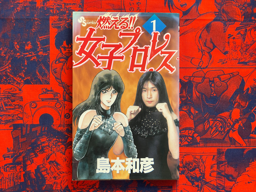 Burning!! Women Pro Wrestling Vol. 1-3 by Shimamoto Kazuhiko (1993)