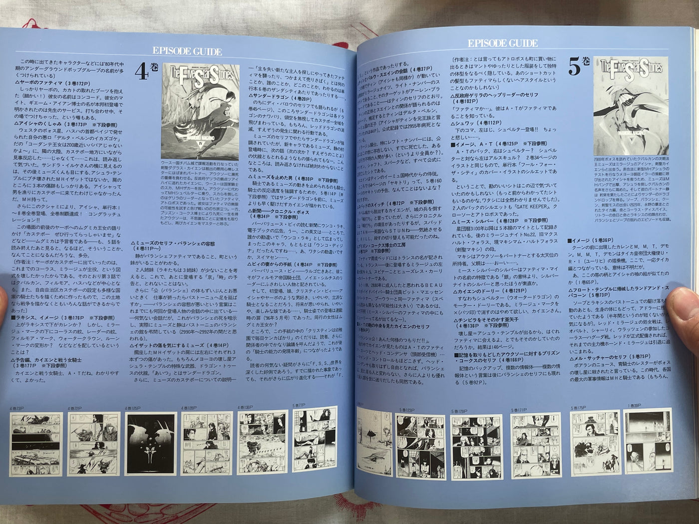 The Five Star Stories Episode Guide 1986-1997 by Mamoru Nagano (1997)
