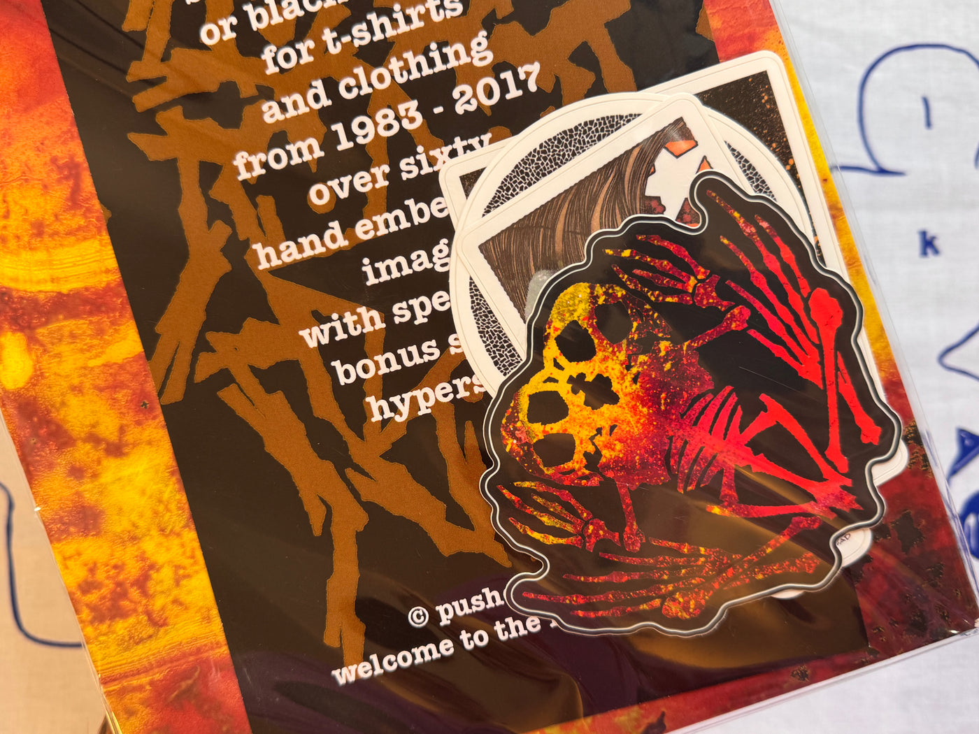 SIGNED HYPERSTOIC Curtain Rail (2026) by Pushead SEALED